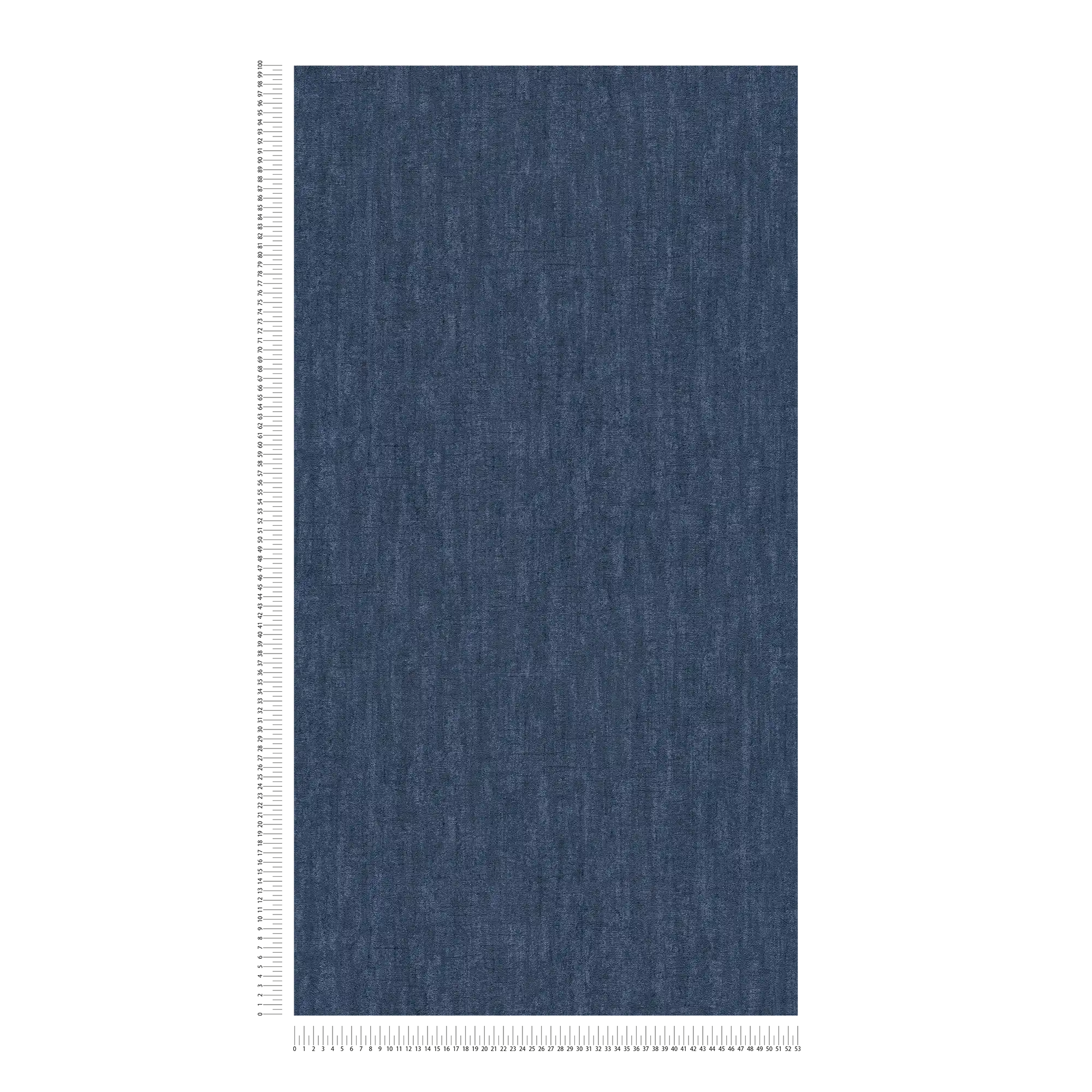             Papier peint bleu foncé chiné, avec structure & effet brillant - bleu
        