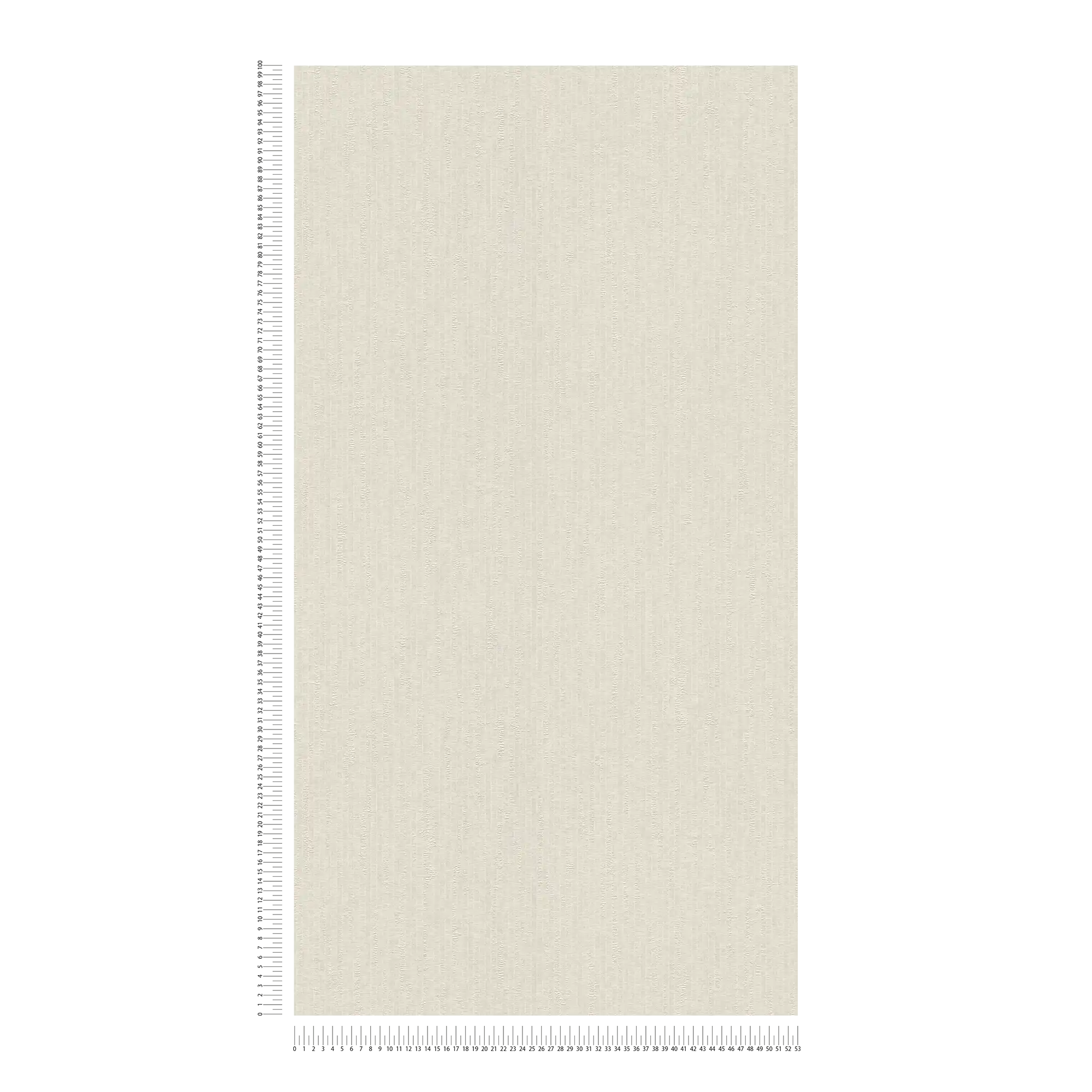             Papier peint avec motif blanc crème à l'aspect tissé subtil - blanc
        