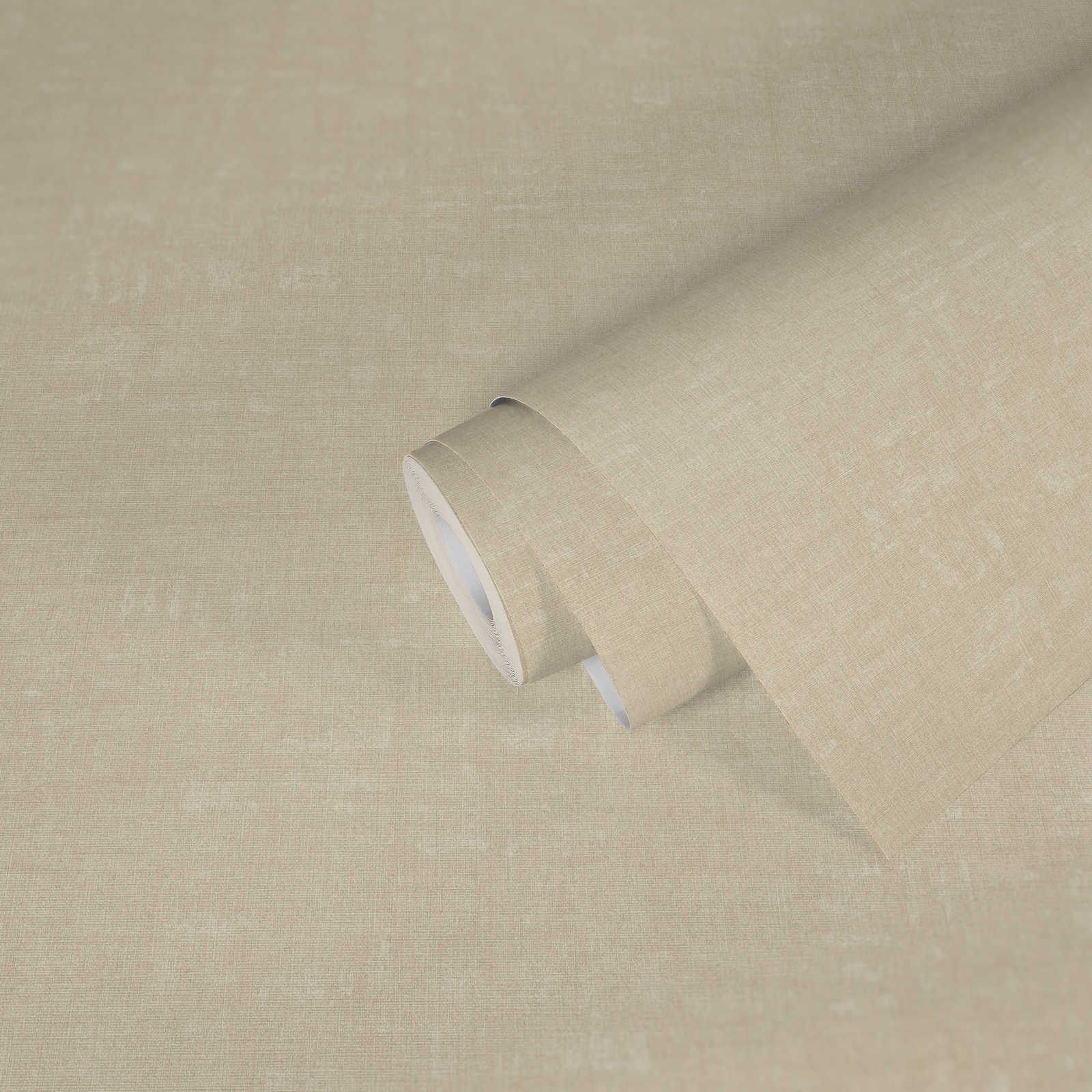             Plain wallpaper with mottled pattern - cream, beige
        