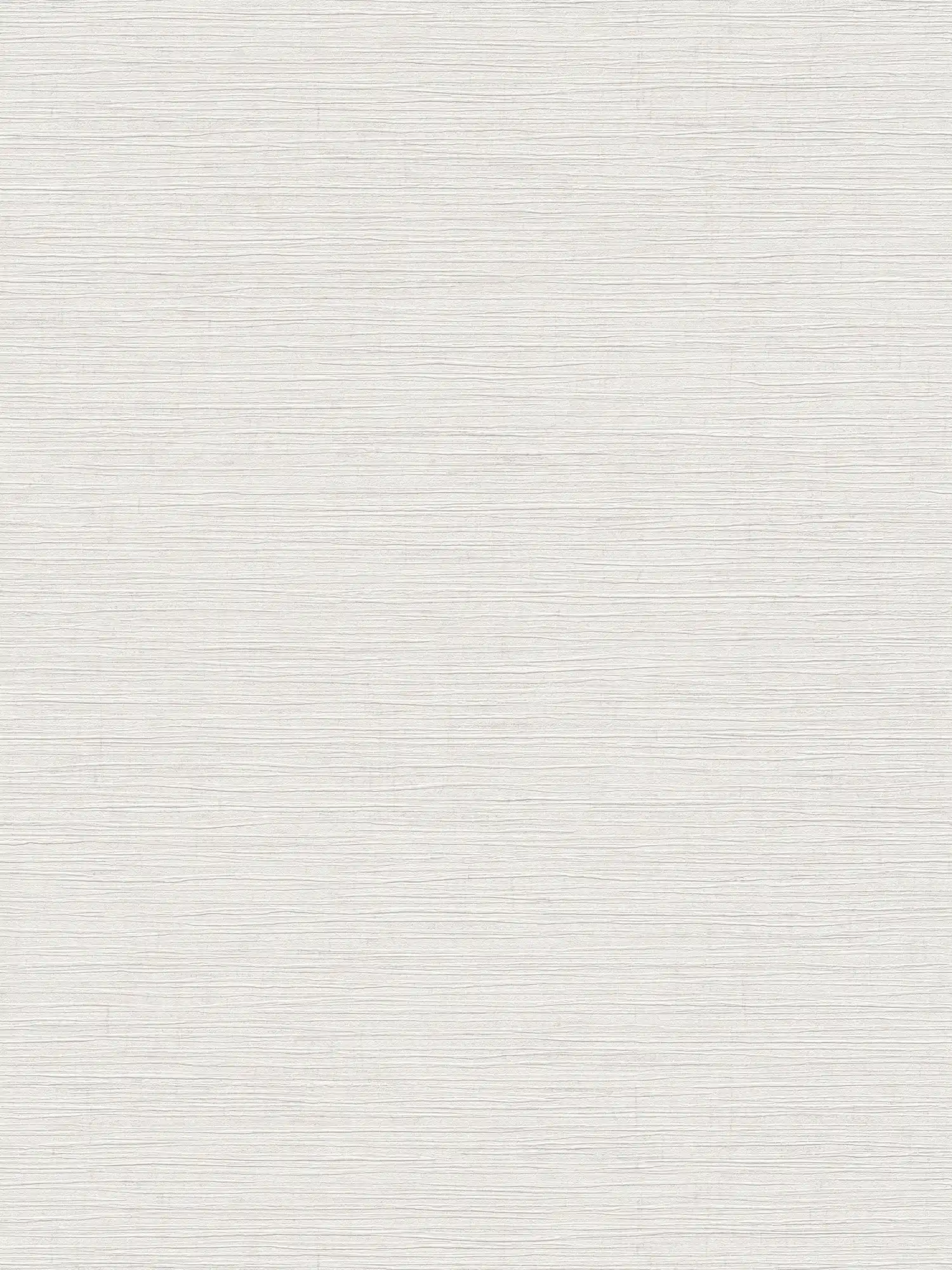 Papier peint uni chiné avec motif en relief - blanc
