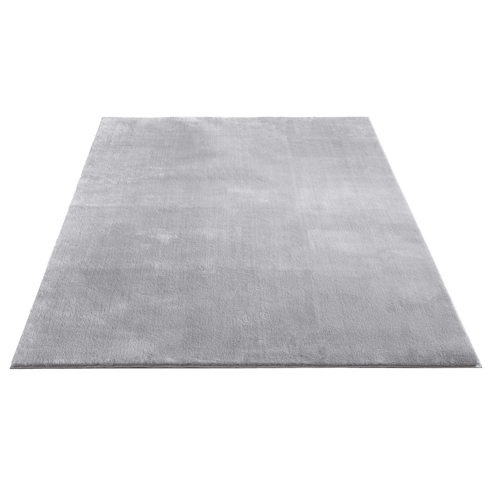 Fine high pile carpet in grey - 340 x 240 cm

