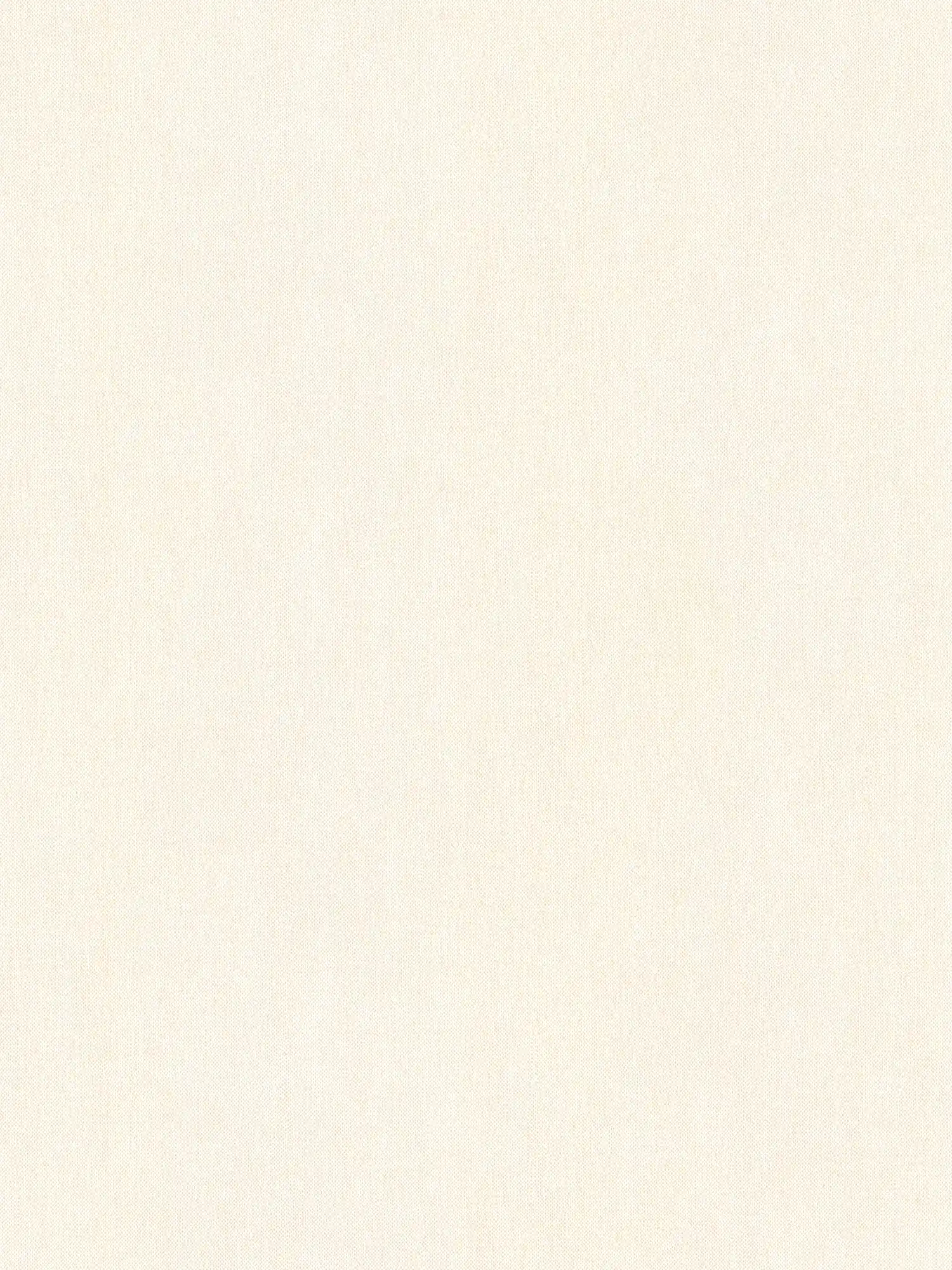 Papier peint Vintage blanc & mat avec structure textile - blanc, crème
