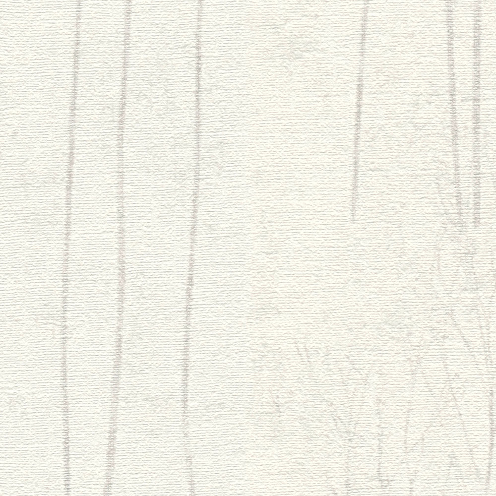             Papier peint blanc style Scandi avec motif naturel - gris, blanc
        