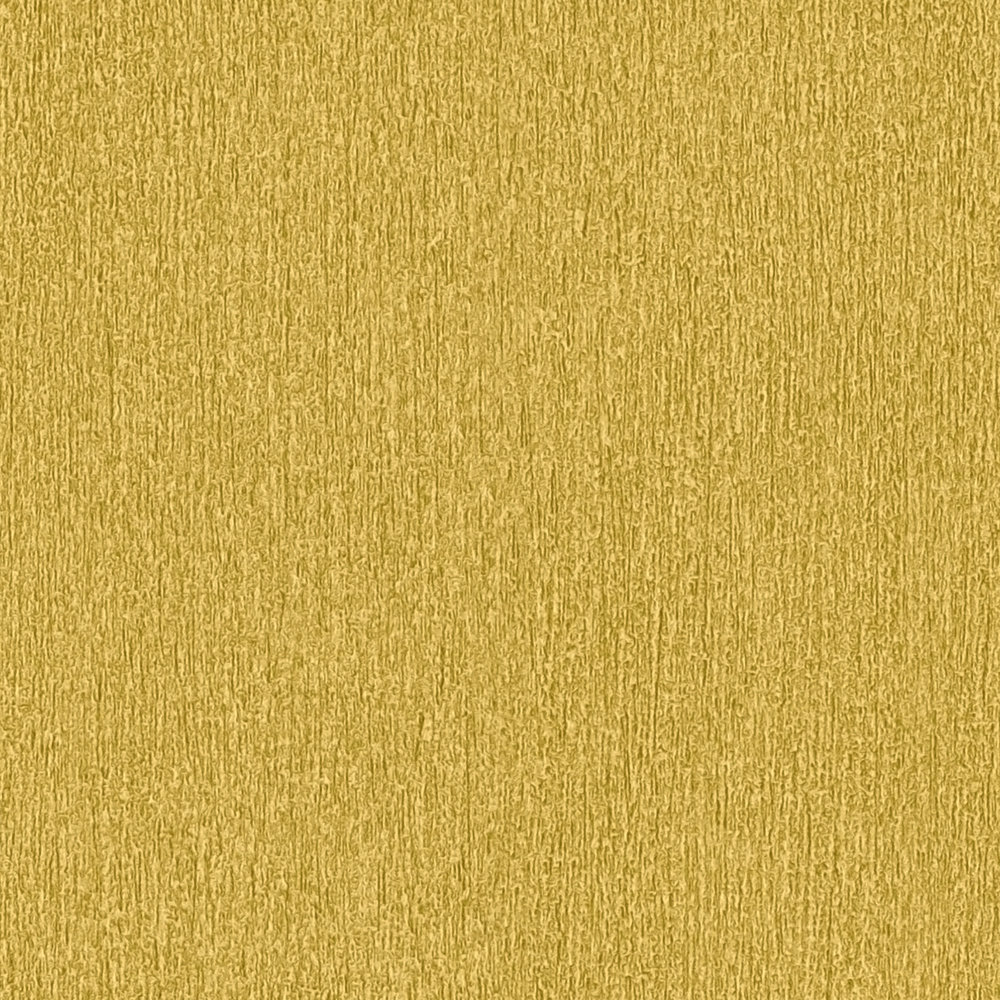             Papier peint jaune uni avec structure de couleur, lisse & satiné
        