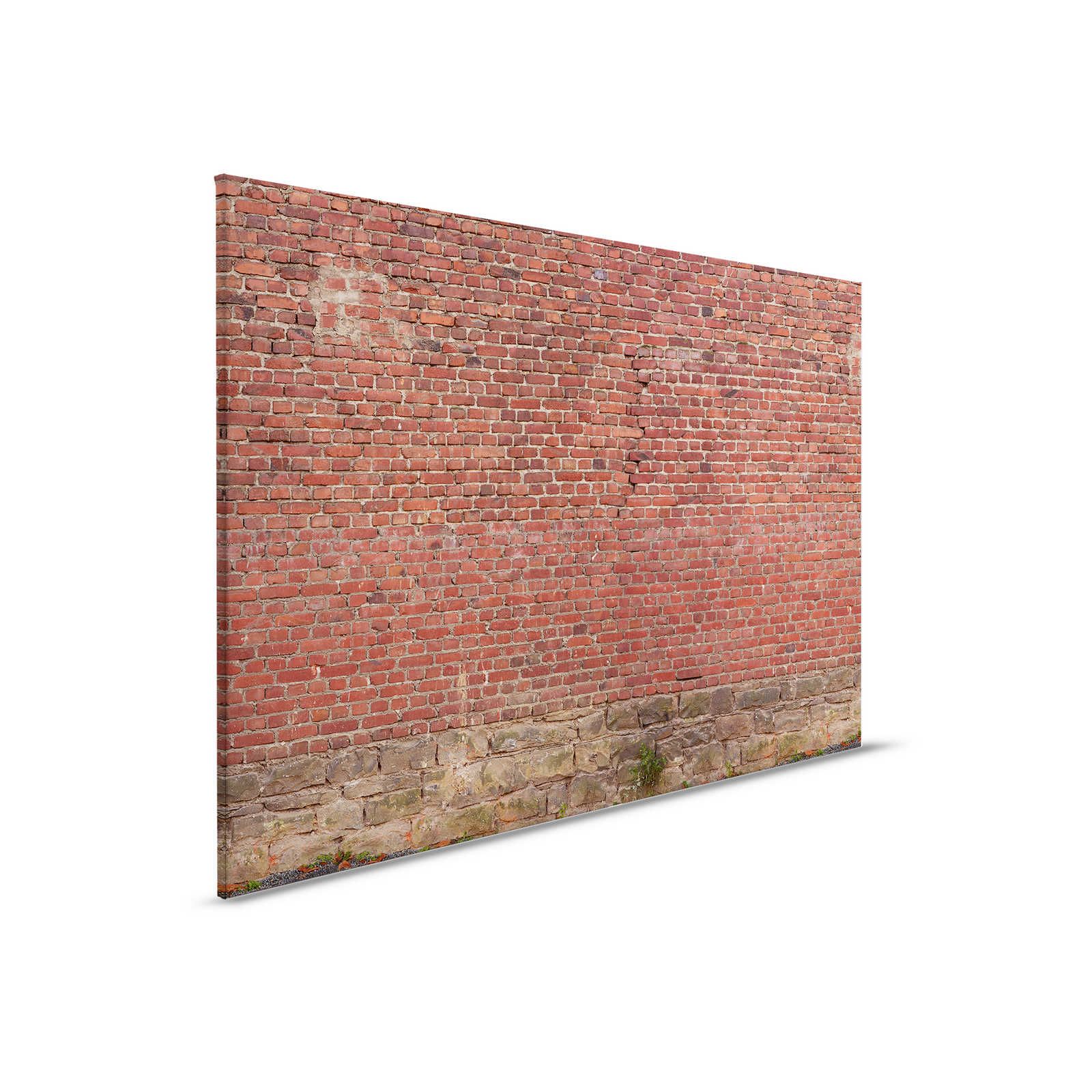         Canvas painting red brick wall - 0,90 m x 0,60 m
    