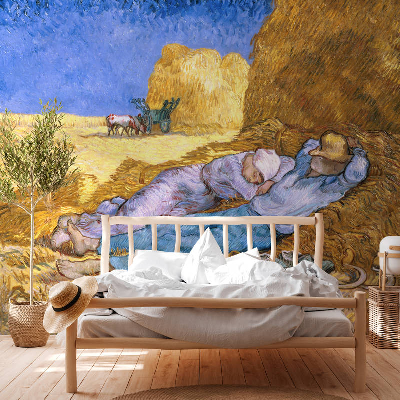             Il murale "La Siesta dopo Millet" di Vincent van Gogh
        
