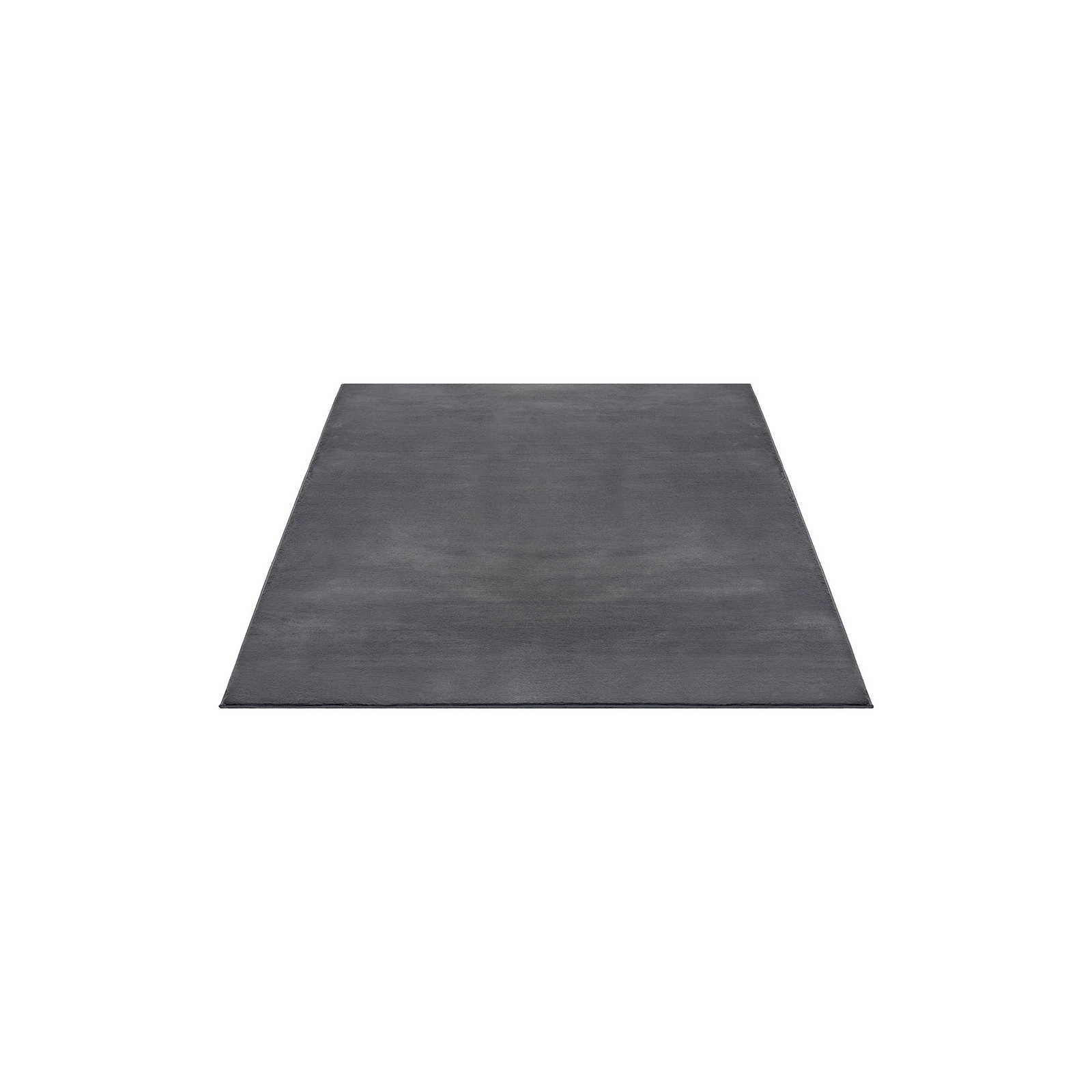 Zacht hoogpolig tapijt in antraciet - 200 x 140 cm

