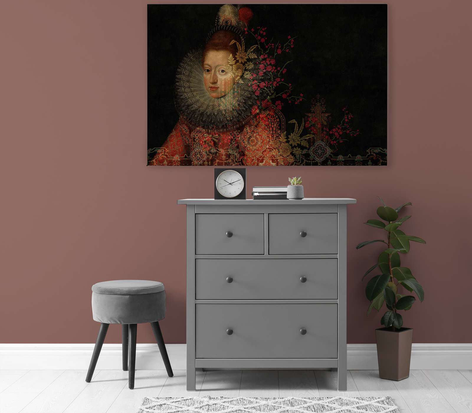            In the Gallery 1 - Toile Peinture Classique & Fleurs Graphiques - 1,20 m x 0,80 m
        