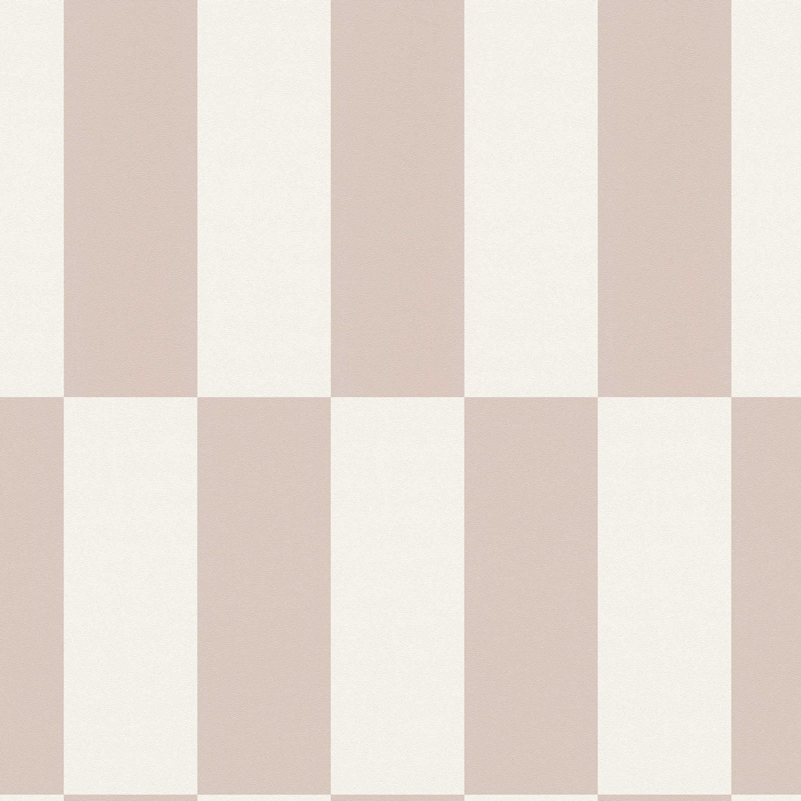             Pattern wallpaper with squares graphic pattern - taupe, white
        