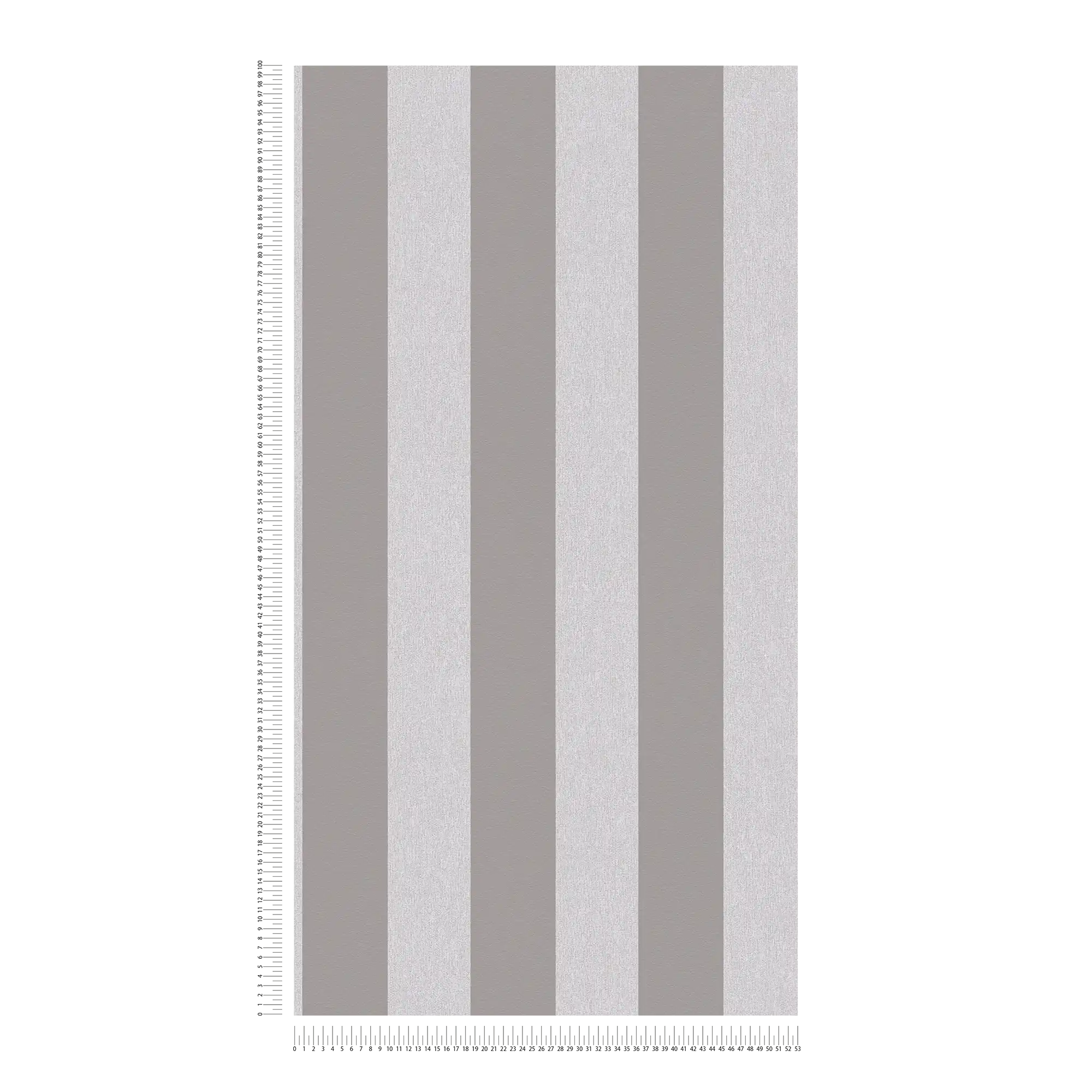             Papier peint à motifs structurés et rayures - gris, gris clair
        