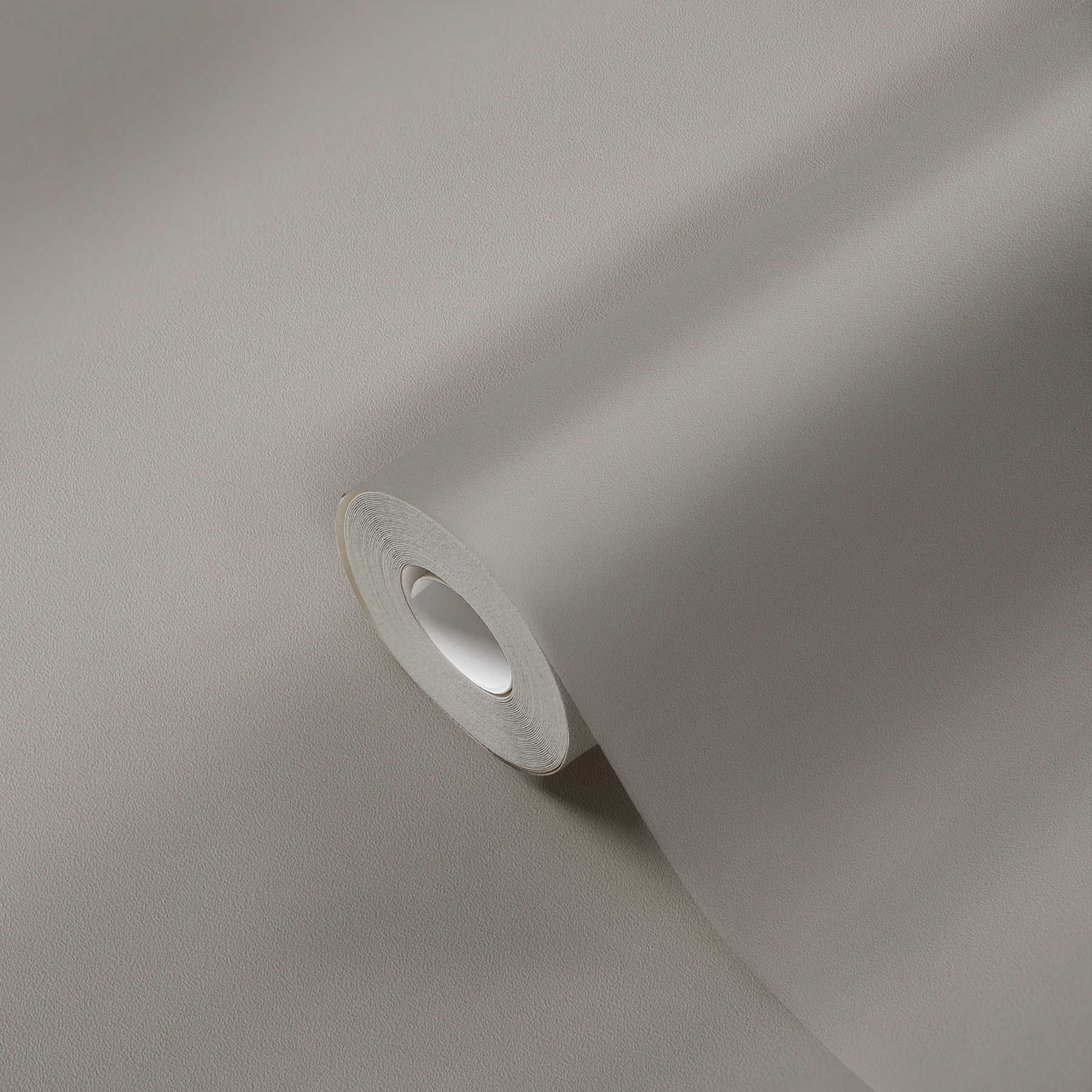             Wallpaper taupe monochrome & matte, grey-beige shade
        