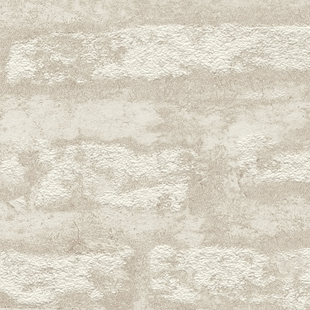             papier peint à motifs abstrait mat - marron clair, blanc
        
