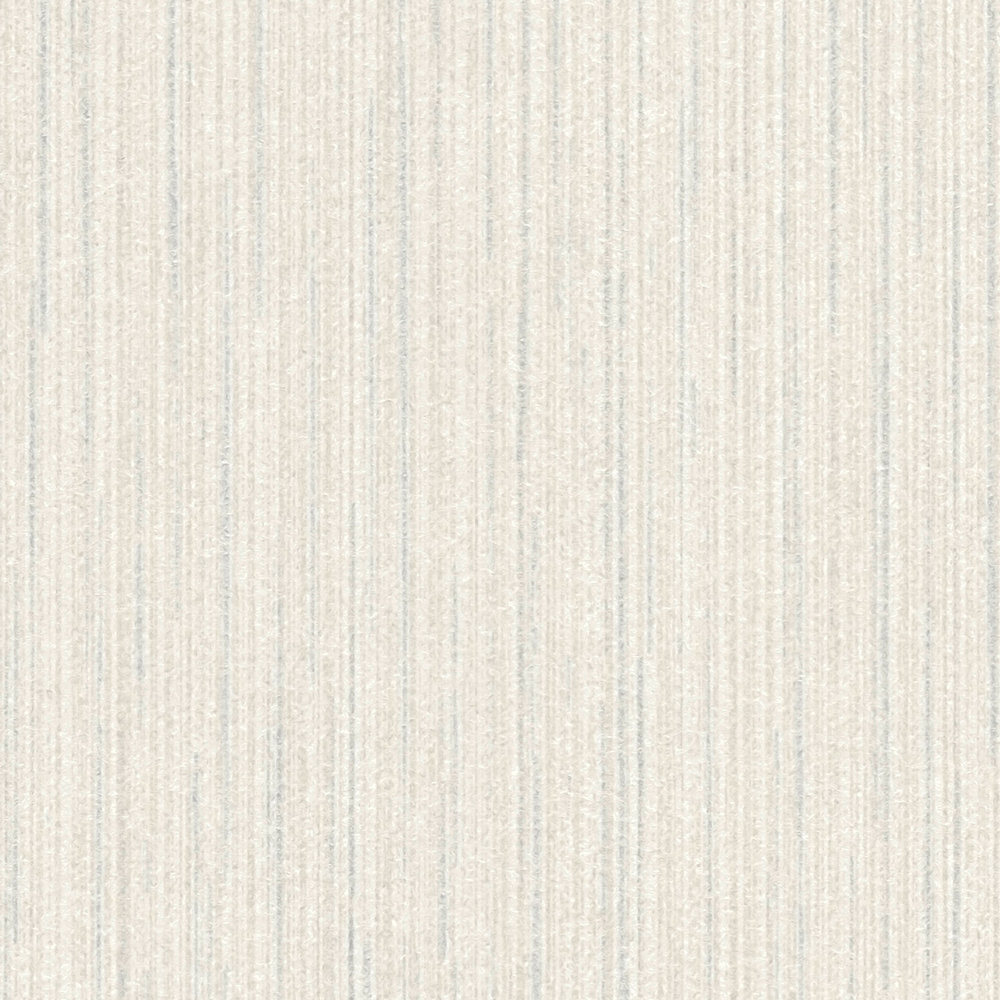             Carta da parati glitterata con design foderato e aspetto seta selvaggia - bianco
        