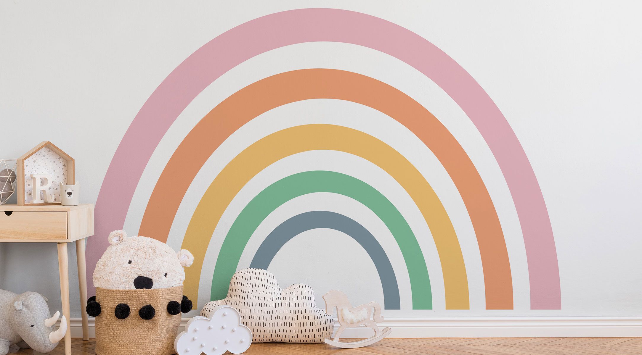 Rainbow photo wallpaper