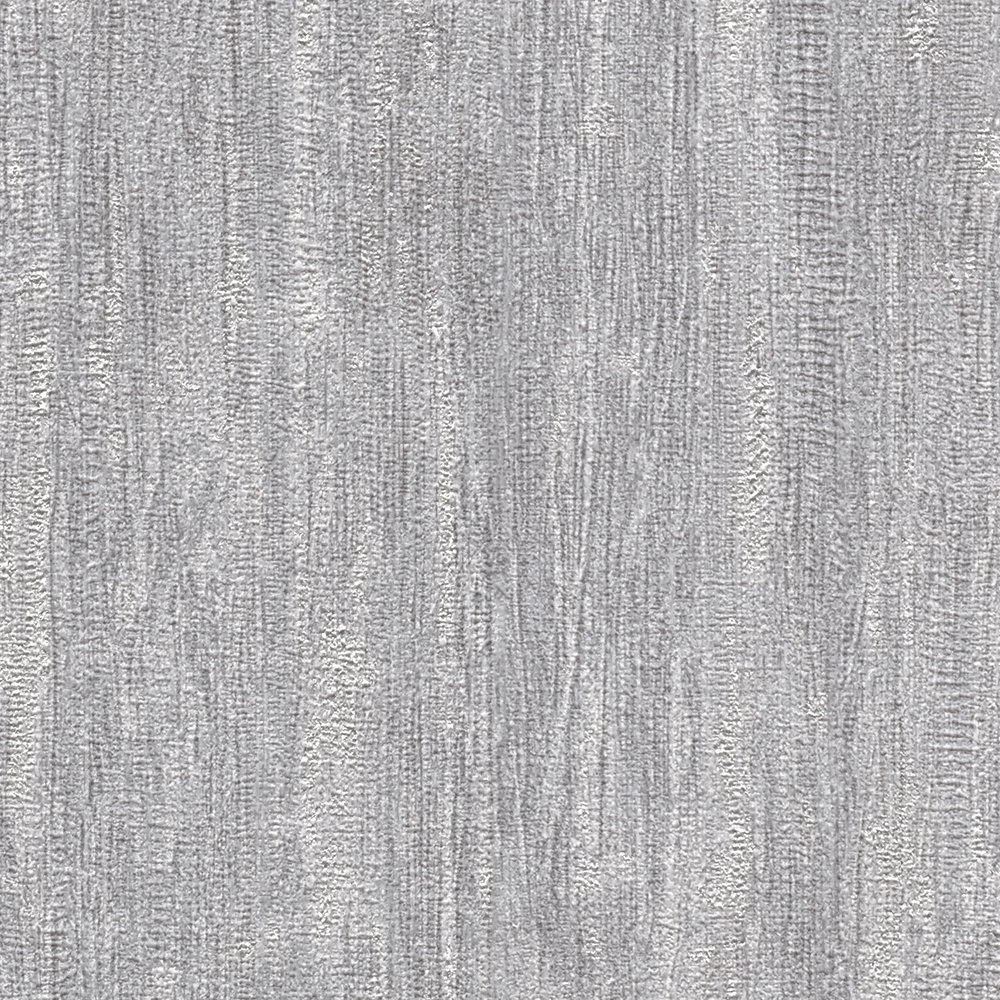             Slightly glossy wallpaper with line pattern - grey, silver, metallic
        