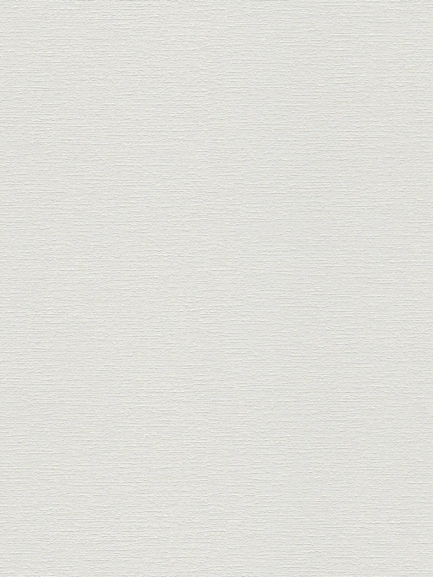 Carta da parati con struttura fine in gesso - verniciabile, bianca
