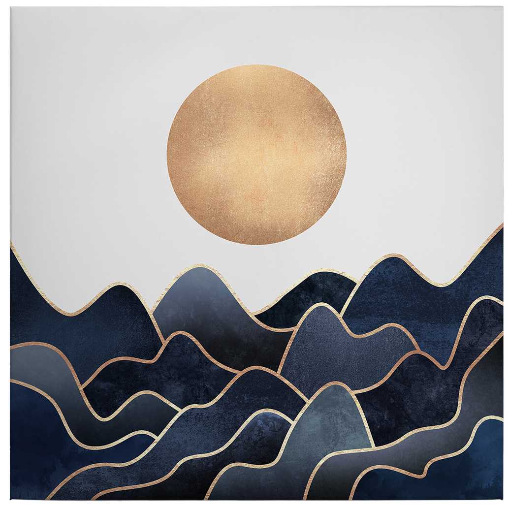             Quadro a barella Waves & Sun di Fredriksson - 0,50 m x 0,50 m
        