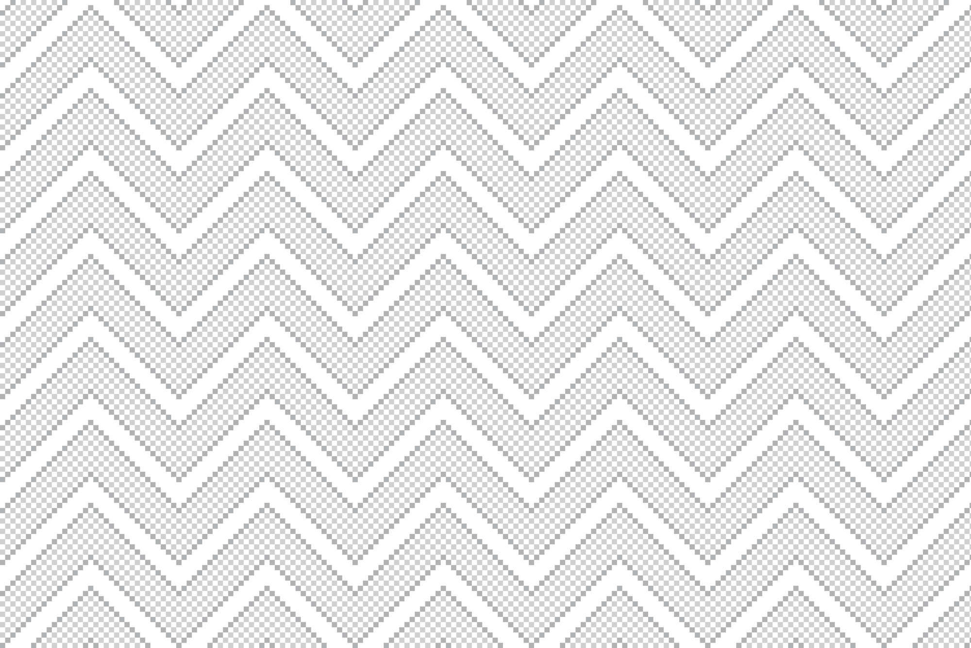             Papier peint design zigzag motif gris sur intissé lisse mat
        