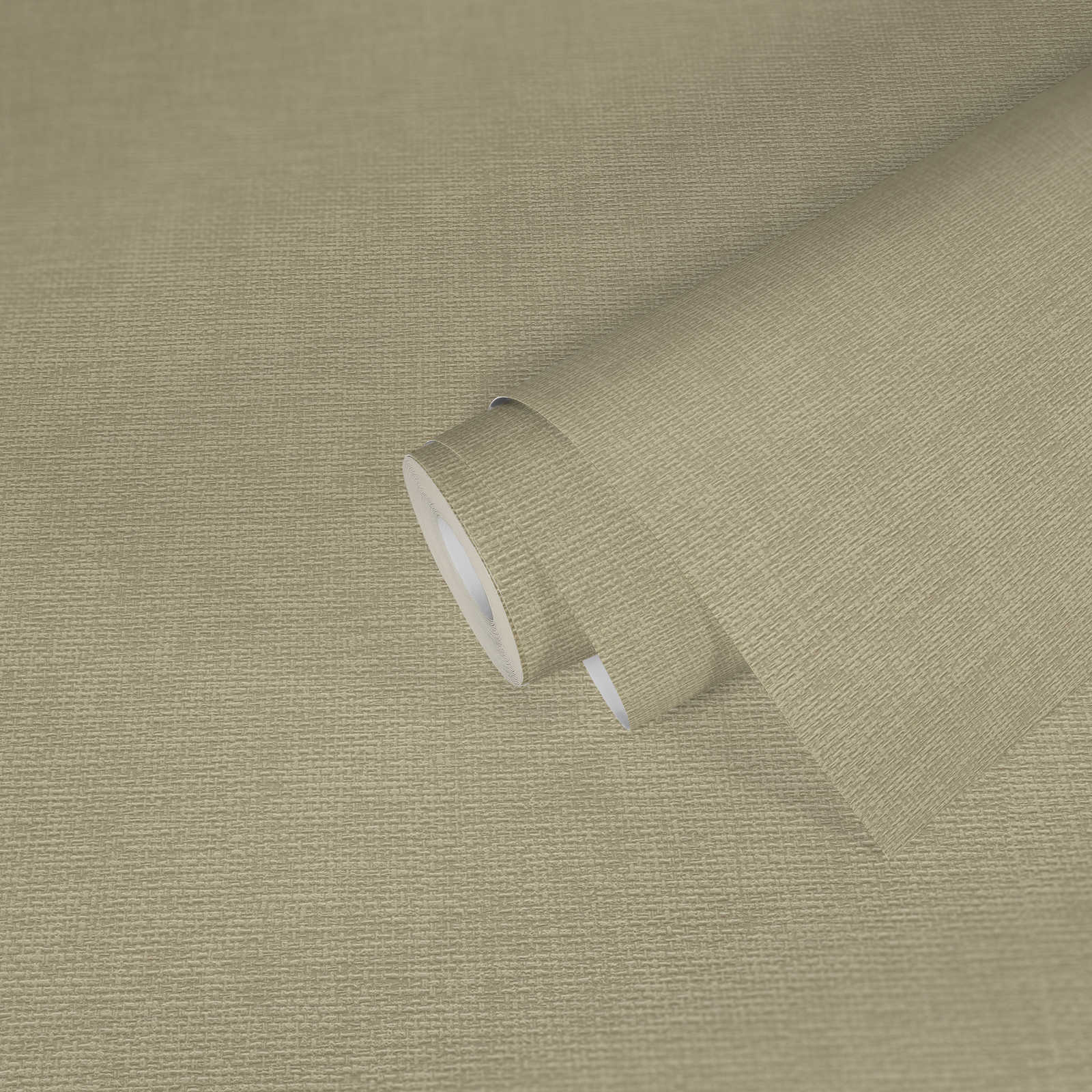             Textile design wallpaper with fabric structure - beige, grey
        