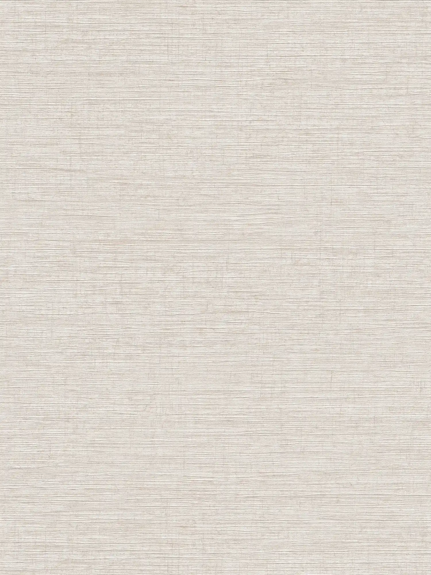Papier peint intissé chiné avec motif textile gaufré - beige, marron, gris
