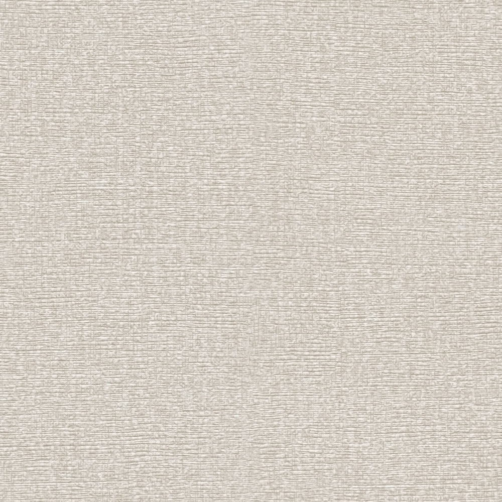             Non-woven wallpaper with polka dot pattern & gloss effect PVC-free - Beige, Grey
        