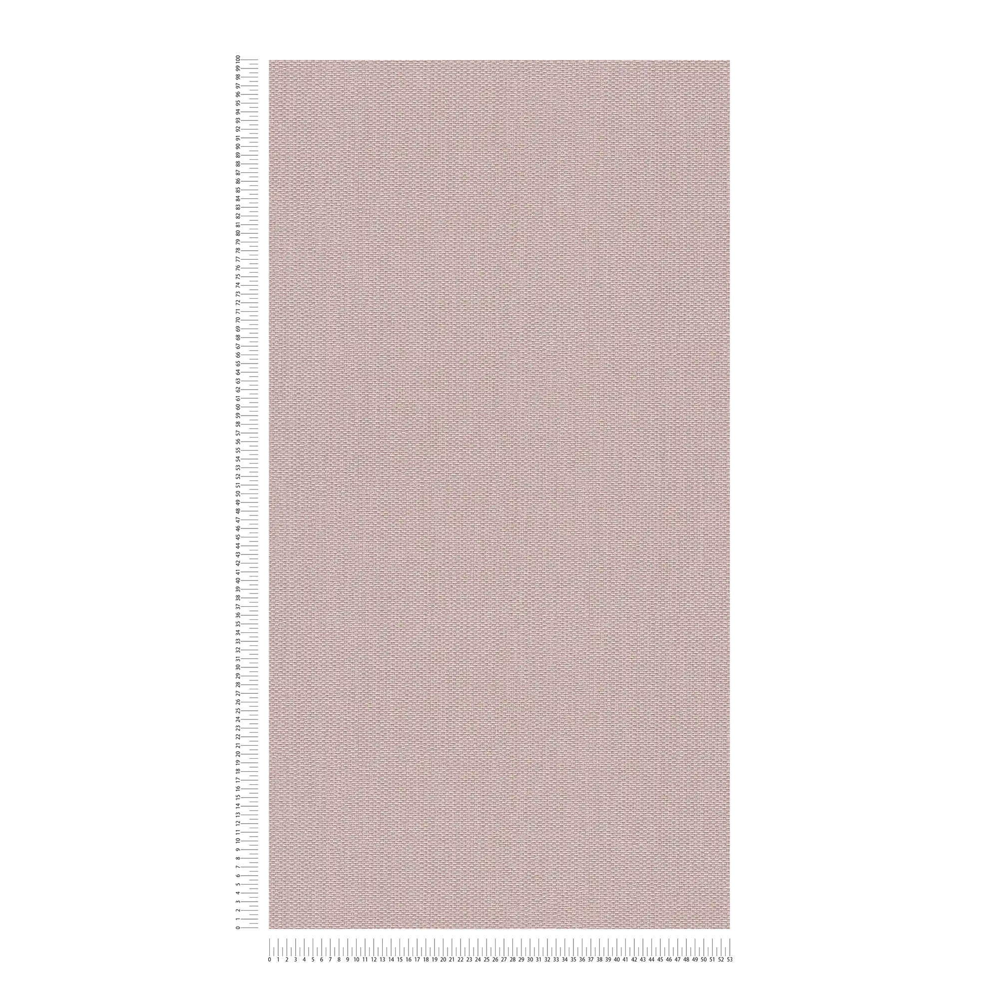             Papel pintado tejido-no tejido texturizado con aspecto textil - rosa, plata
        