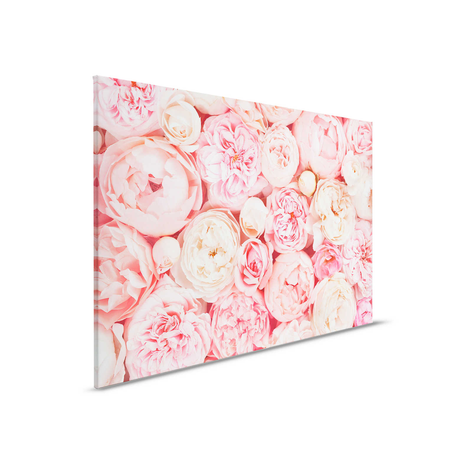         Canvas with roses motif - 0.90 m x 0.60 m
    