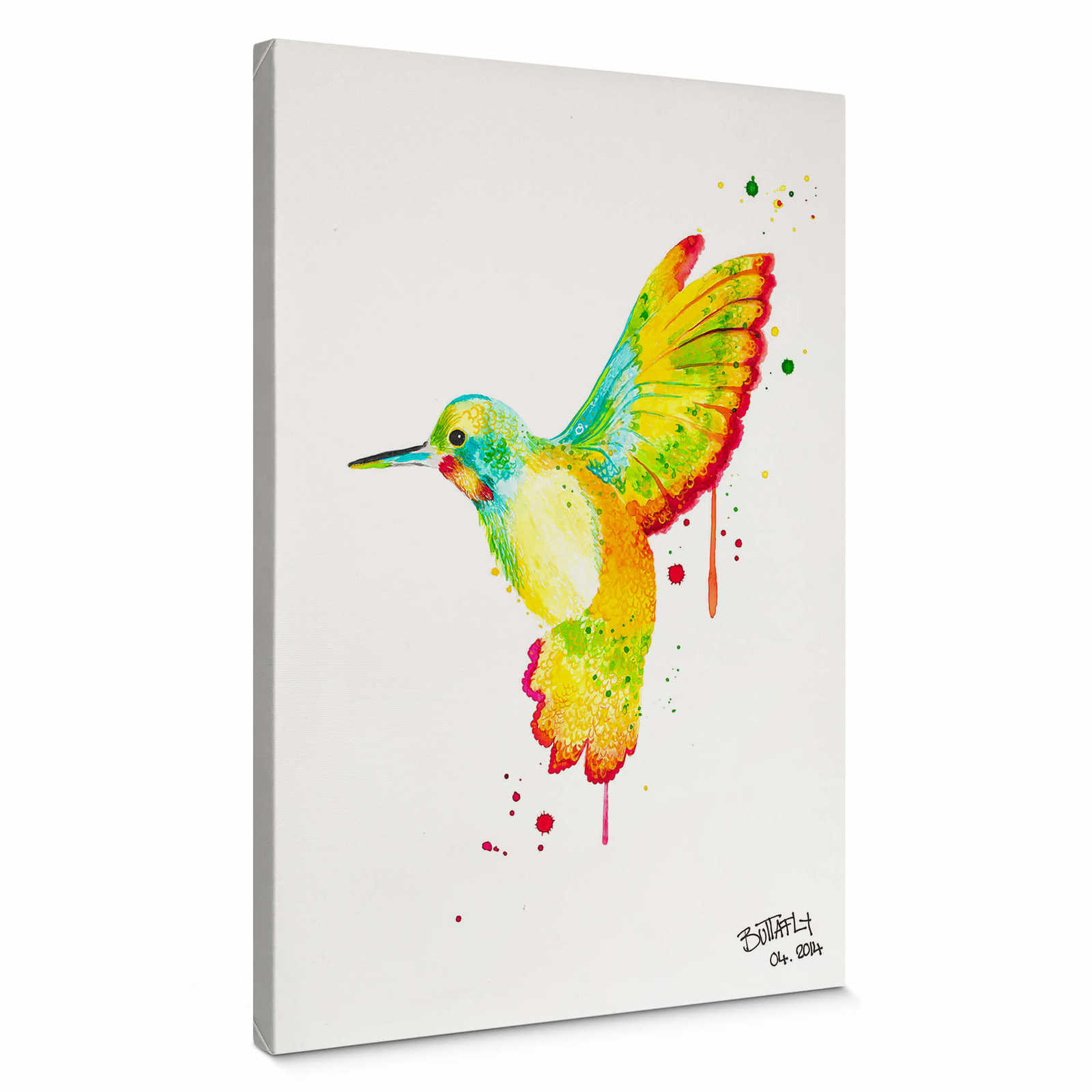 Humingbird canvas print by Buttafly – colourflul
