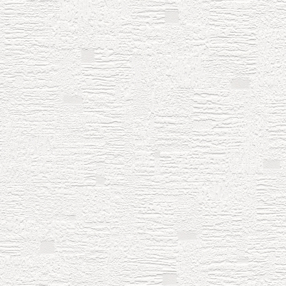             Wallpaper plaster look with foam texture effect - white
        