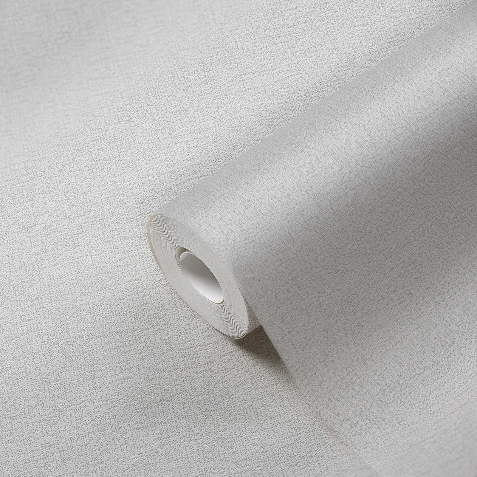             Carta da parati in tessuto non tessuto neutro con motivo a trama - grigio
        