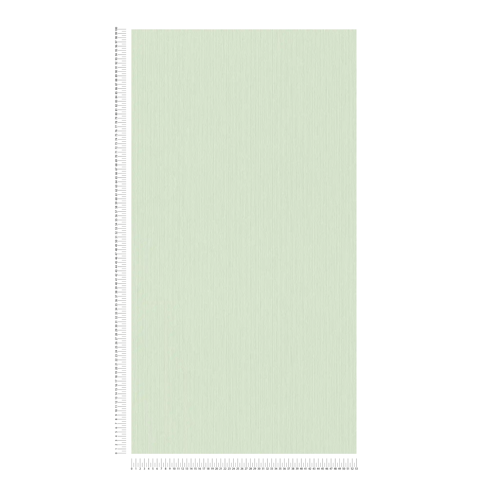             Carta da parati liscia verde chiaro con effetto tessile screziato di MICHALSKY
        