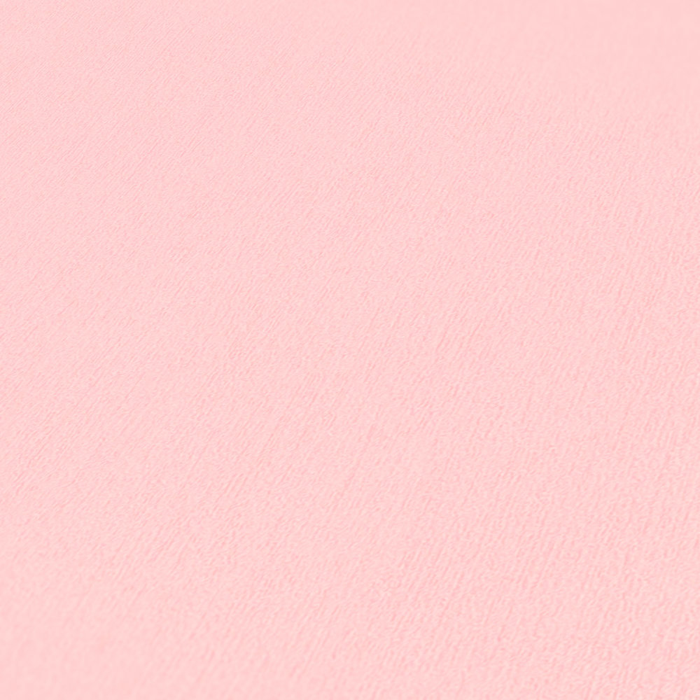             behang kinderkamer meisje uni - roze
        