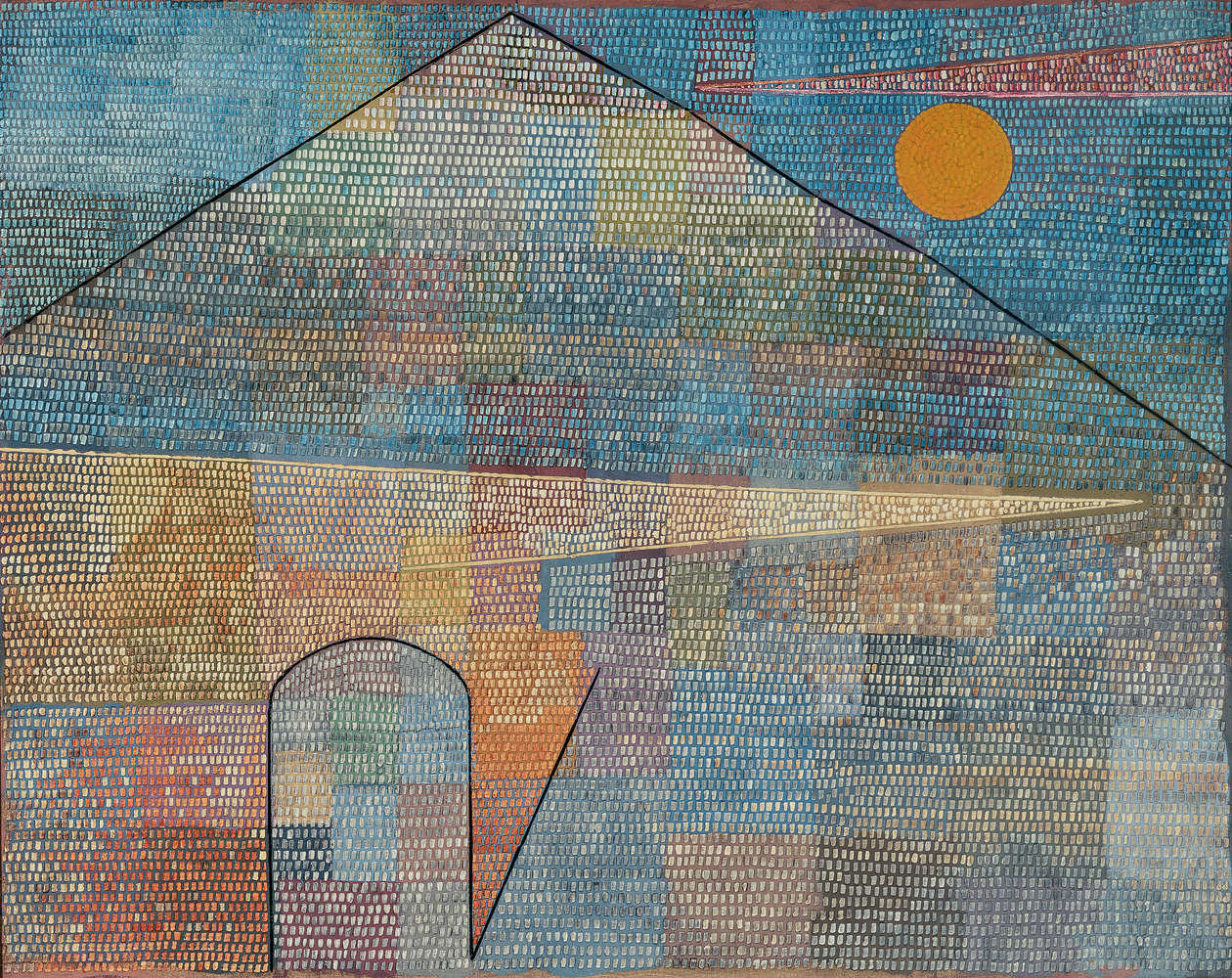             Ad Parnassum" muurschildering van Paul Klee
        