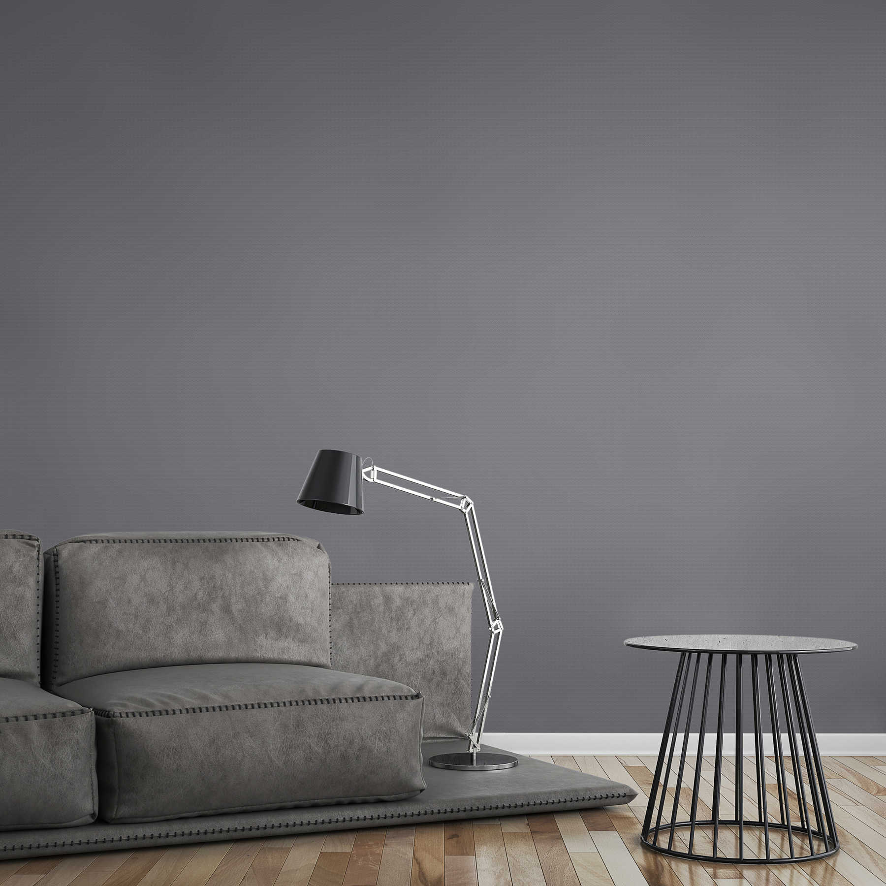            Wallpaper zigzag design & texture pattern - grey
        