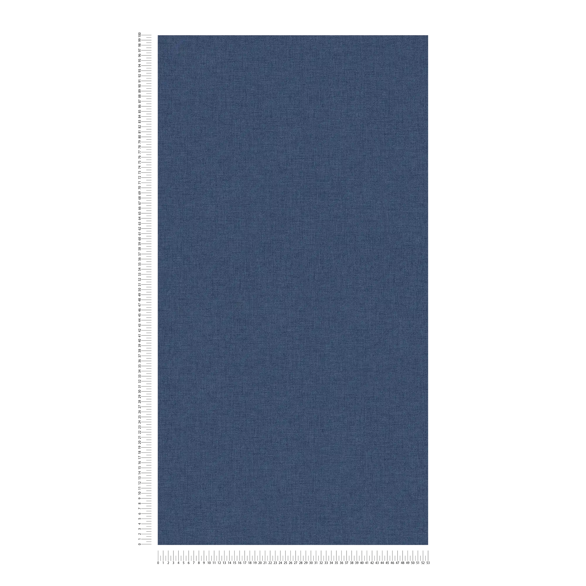             Carta da parati blu navy con aspetto di lino, Navy - Blu
        
