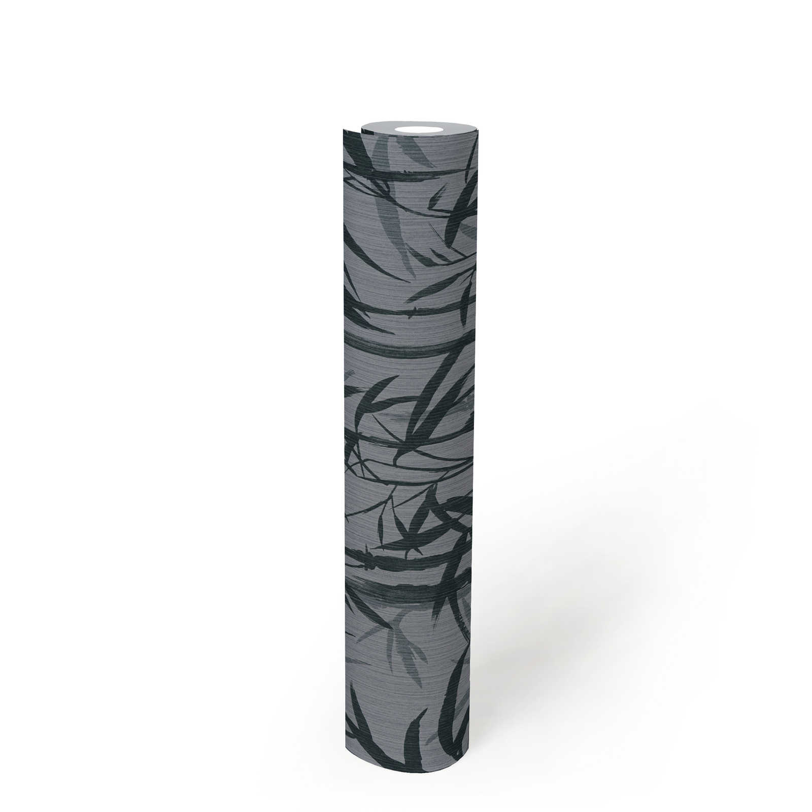             MICHALSKY papier peint intissé motif bambou naturel - gris, noir
        