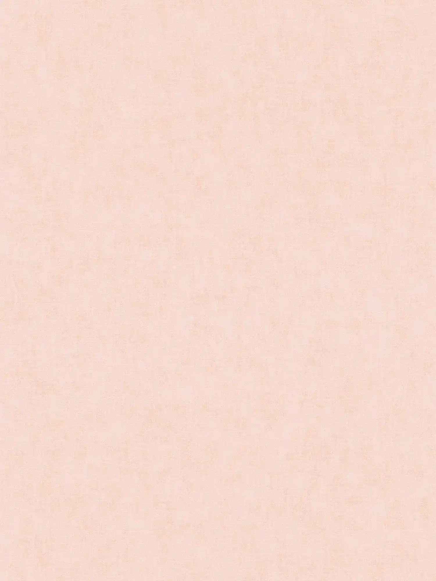 Scandinavian style plain wallpaper with linen look - pink
