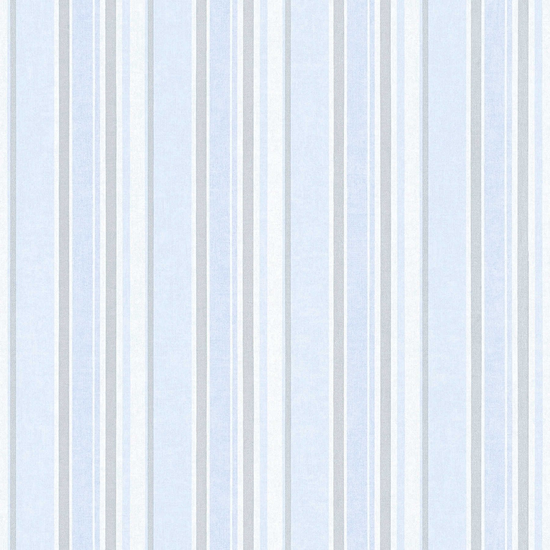         Stripes wallpaper for Nursery, boys - blue, grey, white
    