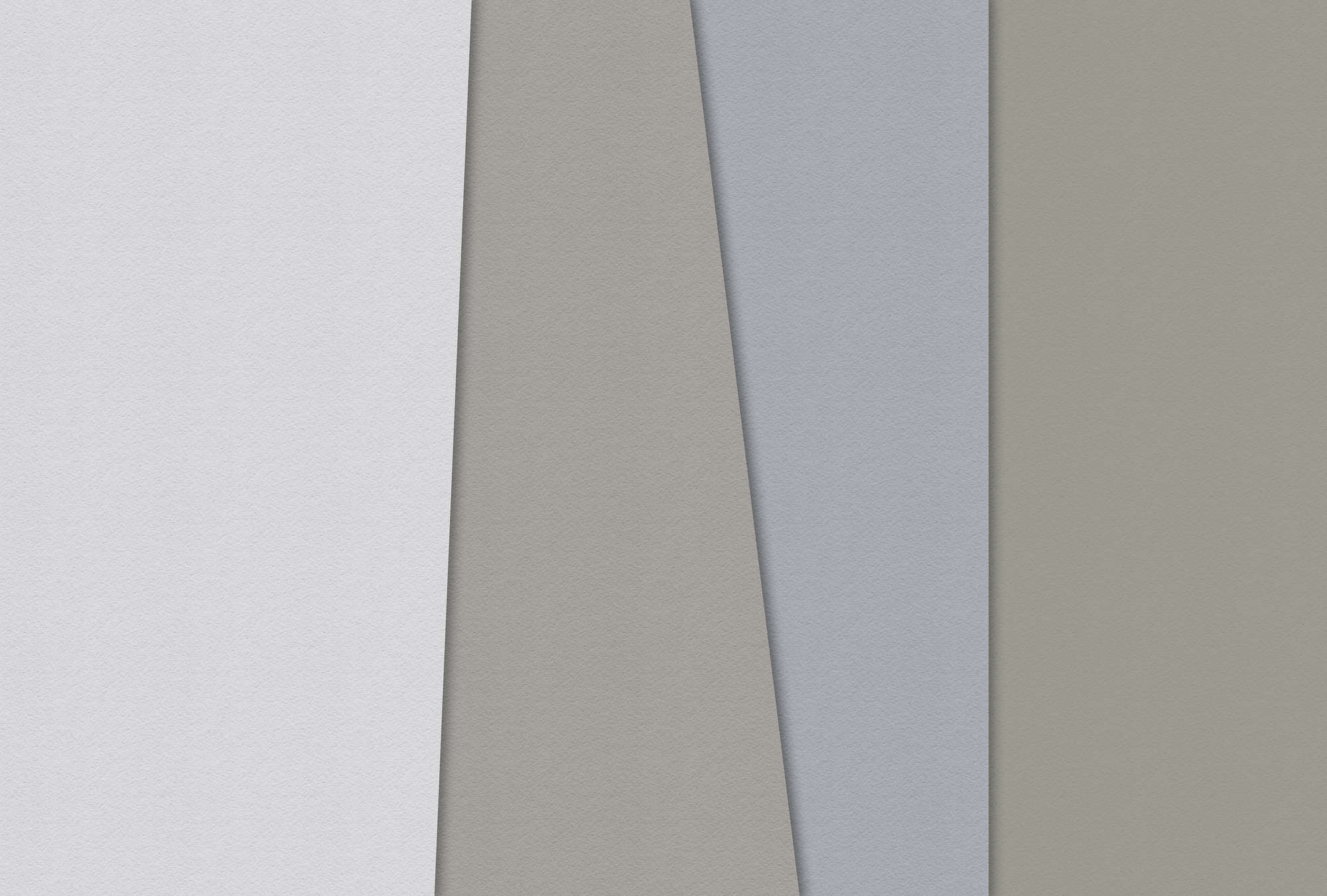             Gelaagd papier 4 - Bonte minimalistische muurschildering in handgemaakte papiertextuur - Blauw, Crème | Matte gladde fleece
        