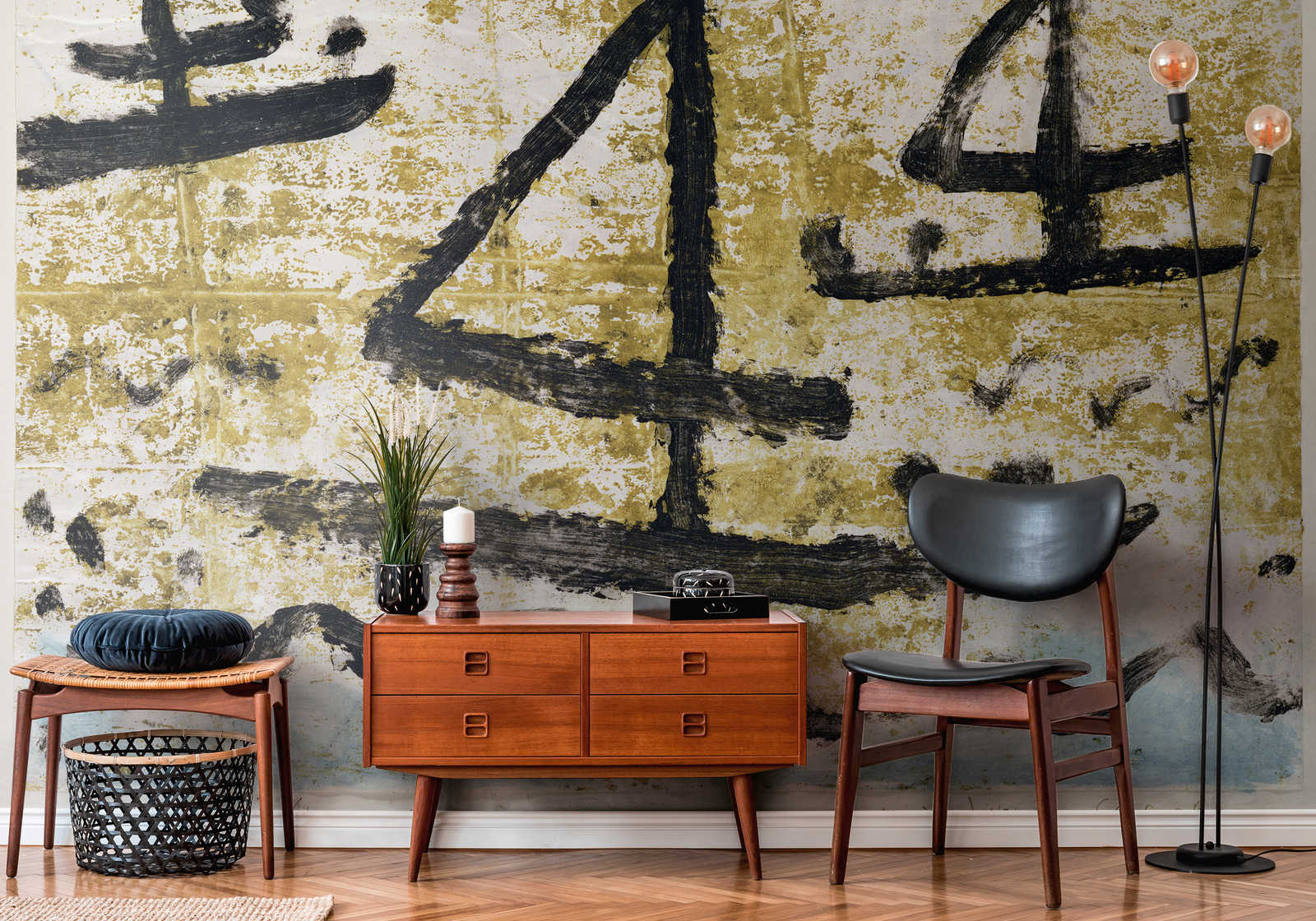             Zeilschepen" muurschildering van Paul Klee
        