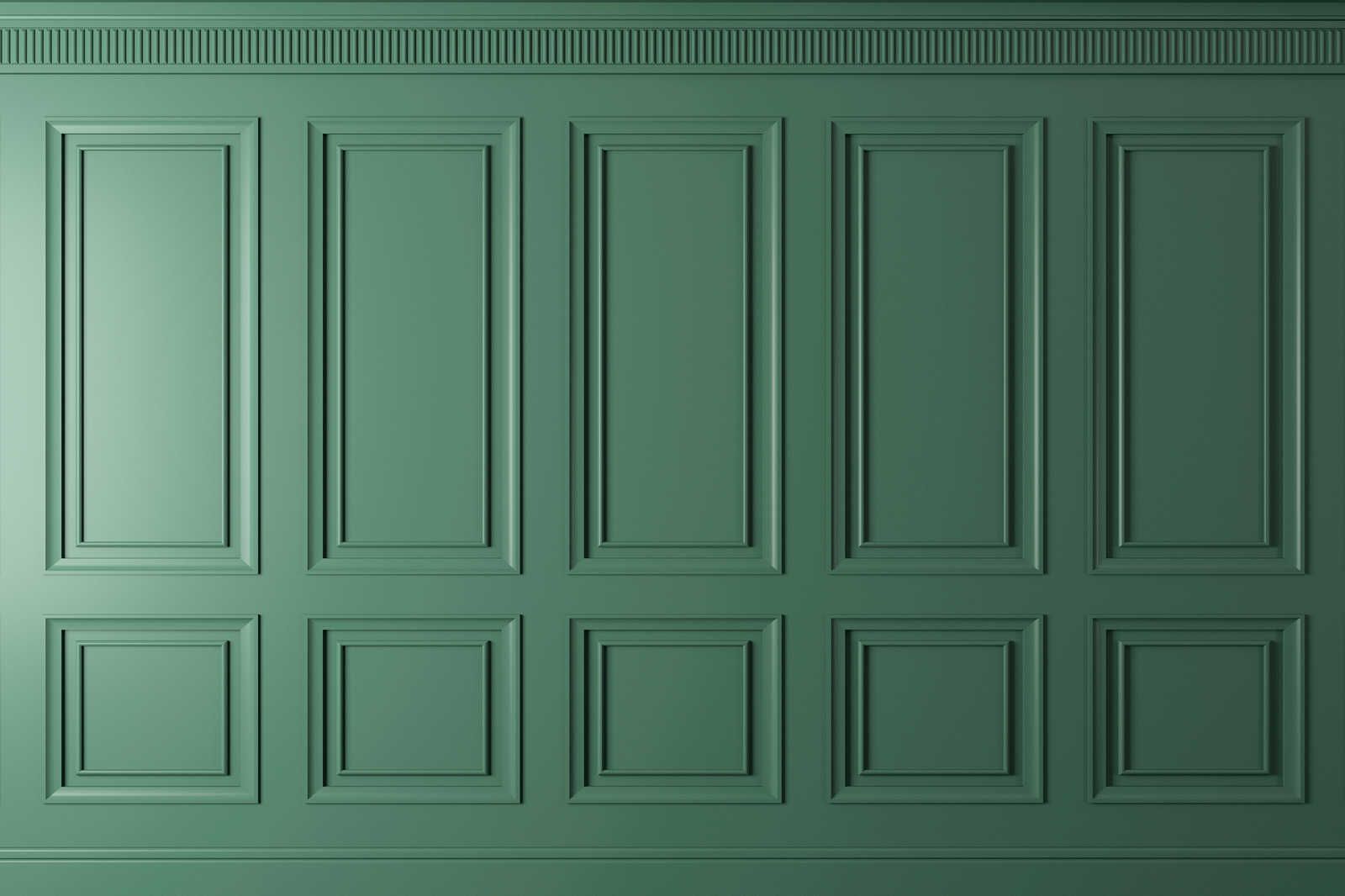             Kensington 1 - Cuadro en lienzo 3D revestimiento madera abeto verde - 0,90 m x 0,60 m
        