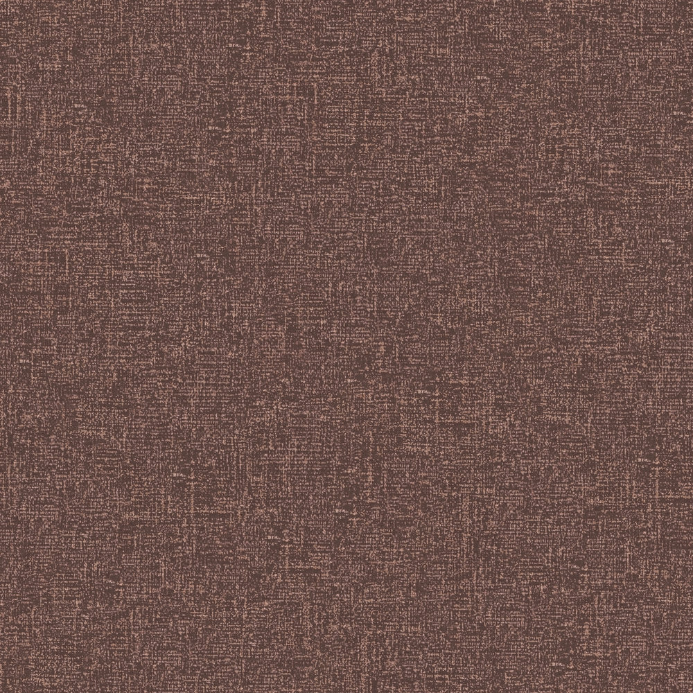             Melange wallpaper in textile look, textured - brown
        