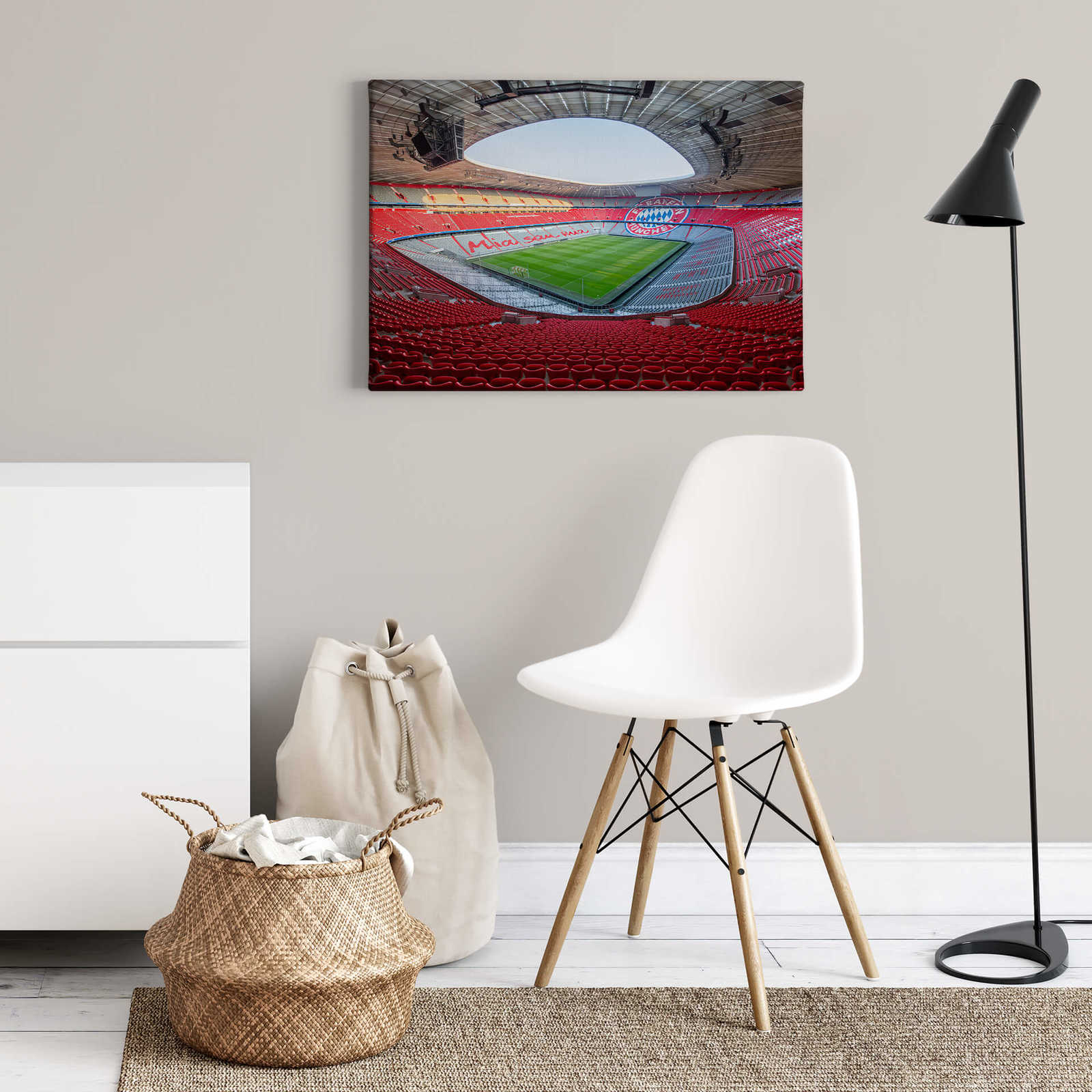             Canvas schilderij FC Bayern Stadion - 0,70 m x 0,50 m
        