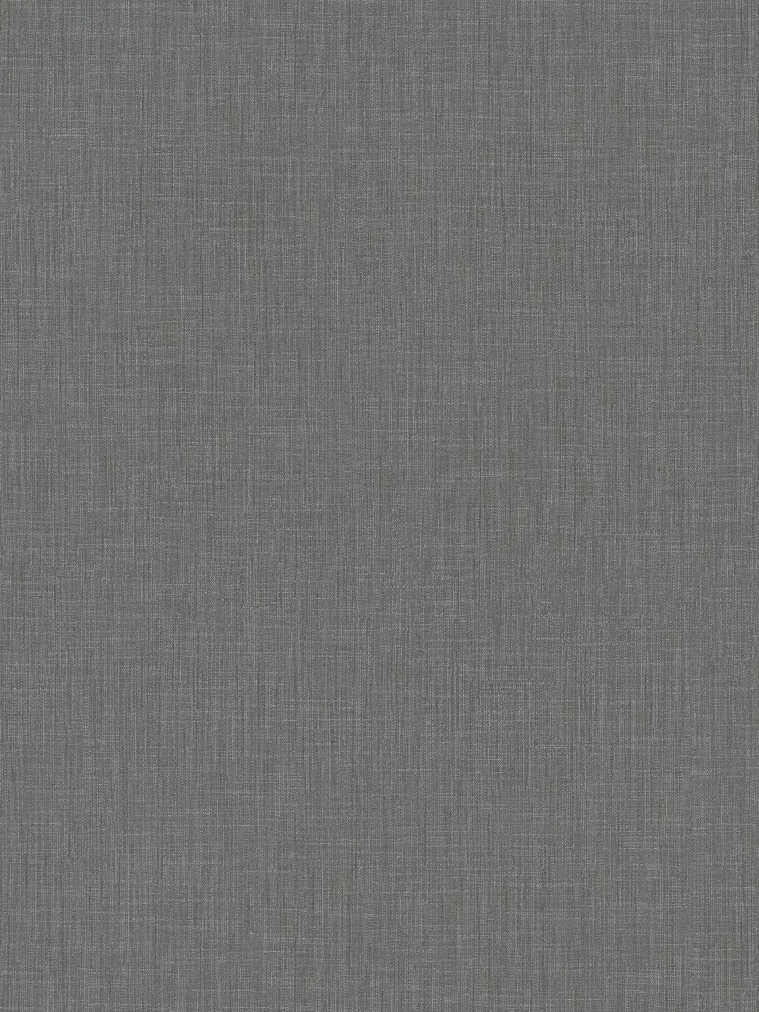 Papier peint gris chiné avec design textile style bouclé
