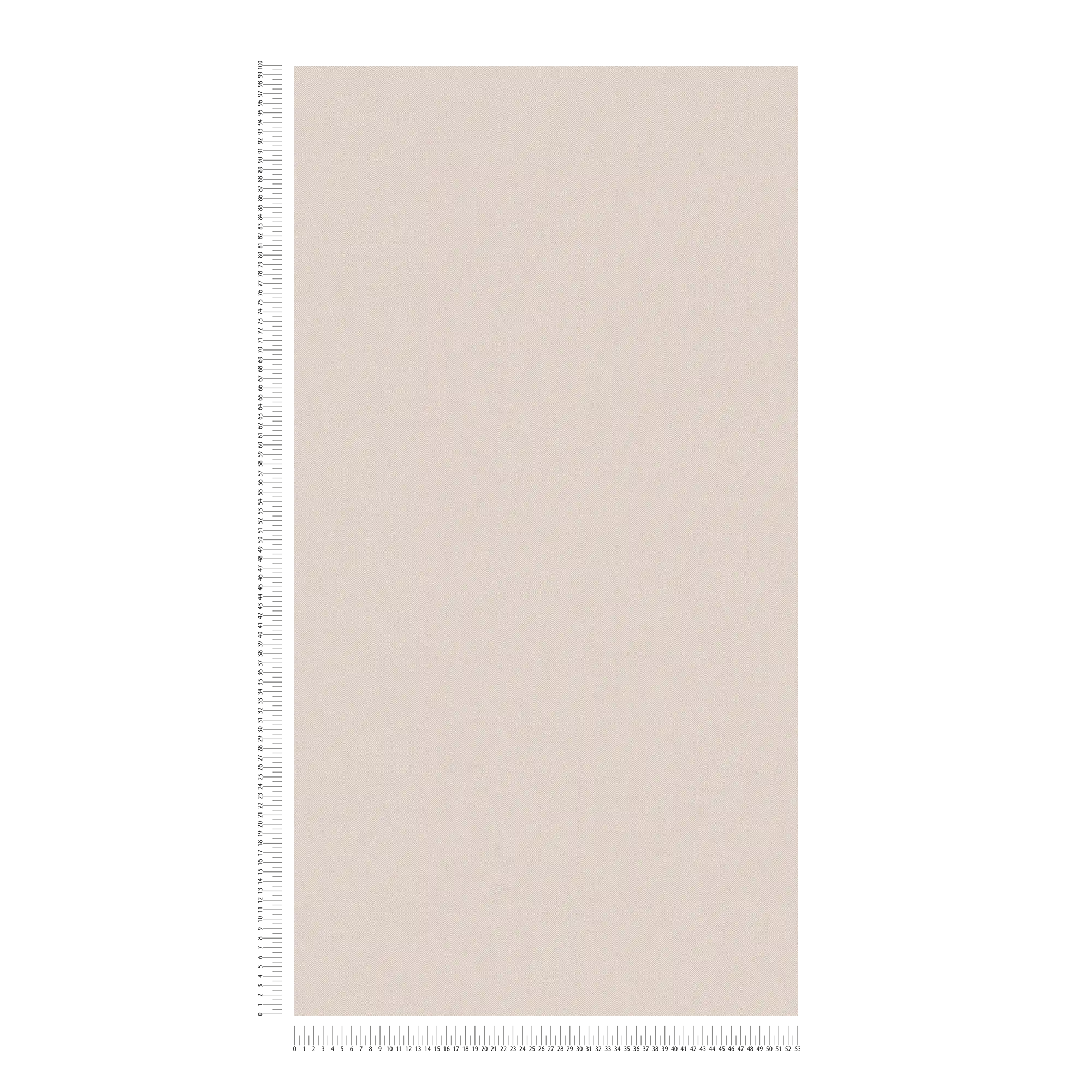             Papier peint intissé beige clair uni avec structure textile - beige, crème
        