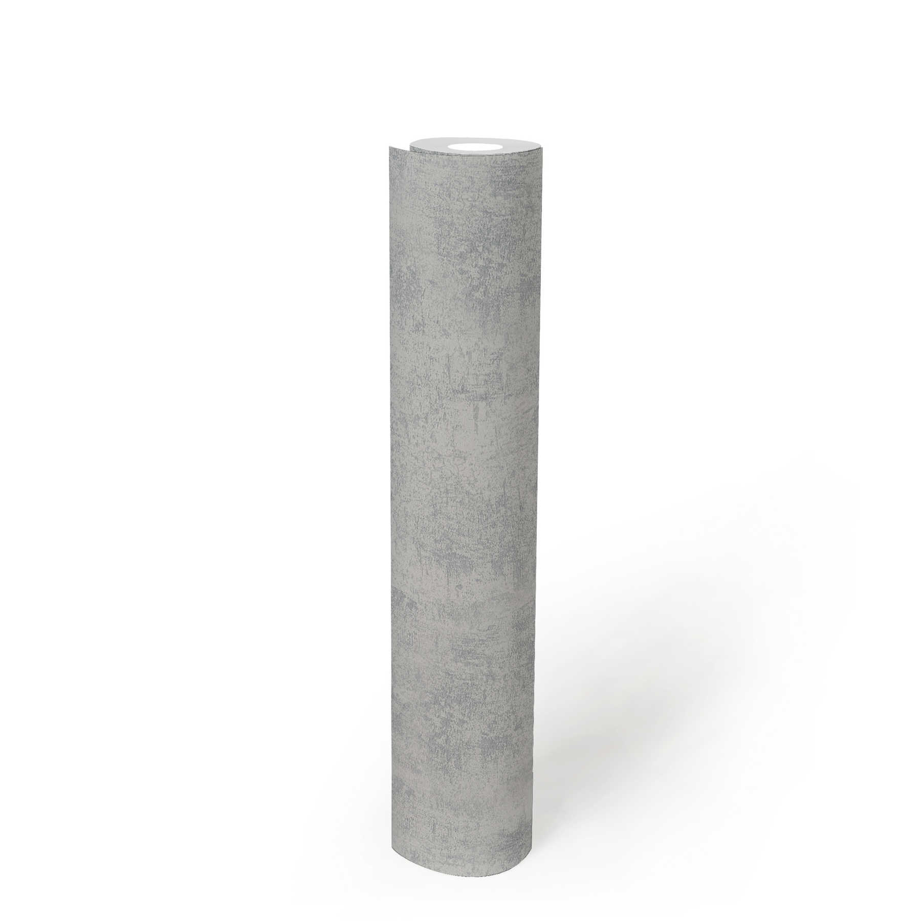            Wallpaper with concrete look in industrial style - grey
        