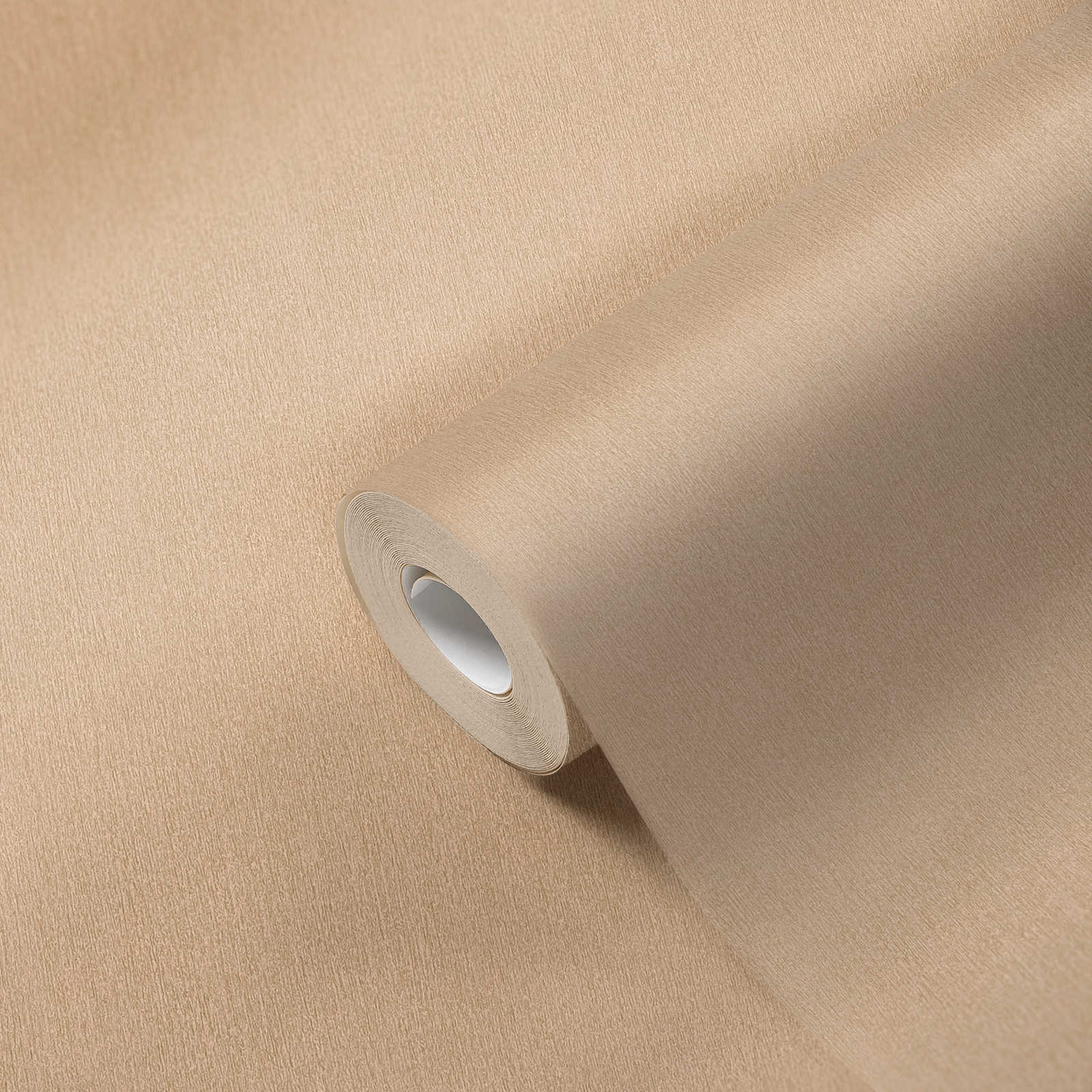             Papier peint uni beige avec effet de hachures de couleur
        