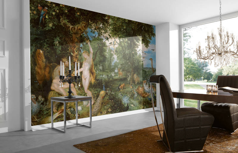             Photo wallpaper "The Garden of Eden with the Fall" by Pieter Brueghel
        