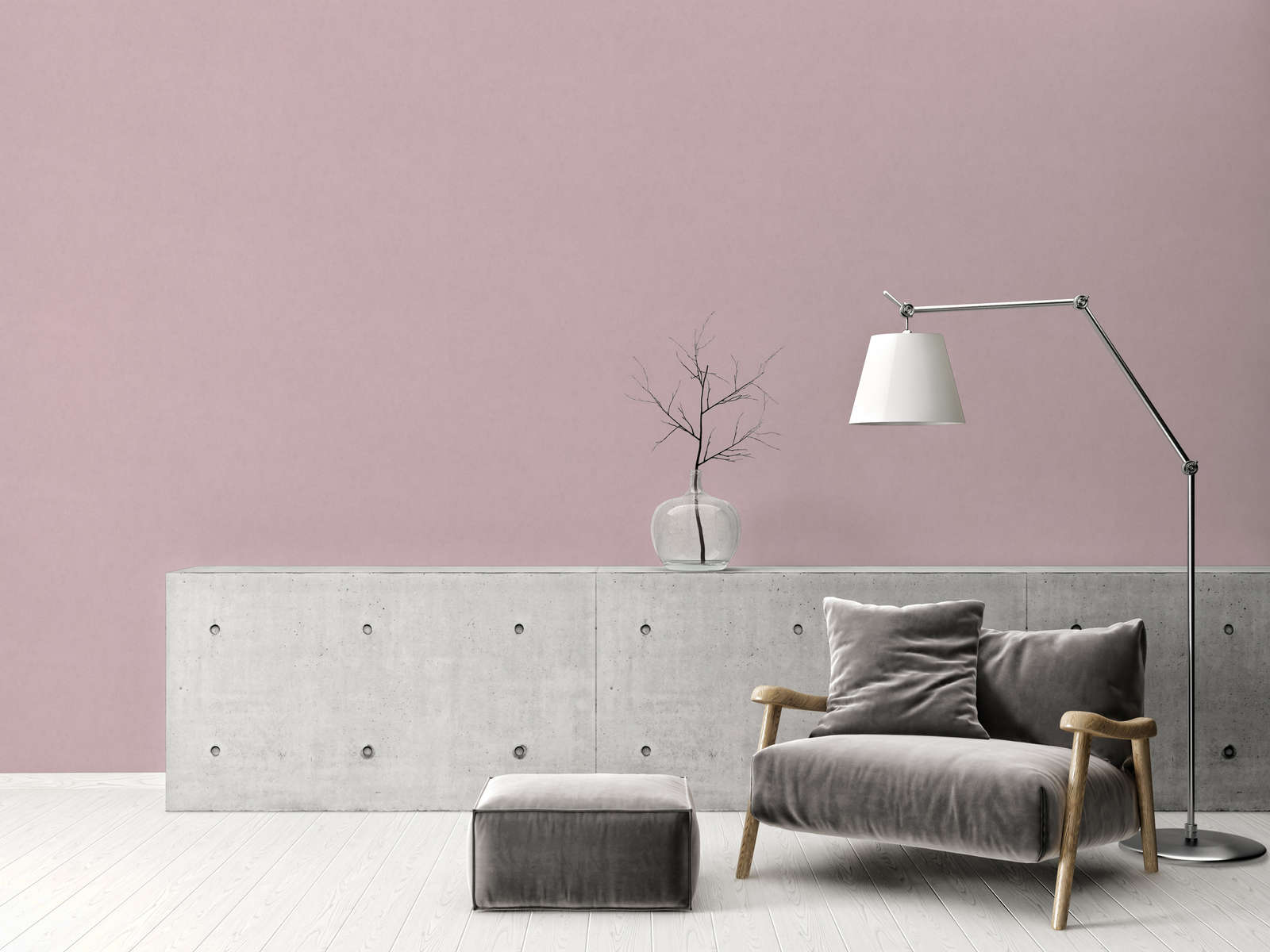             Plain non-woven wallpaper - purple
        