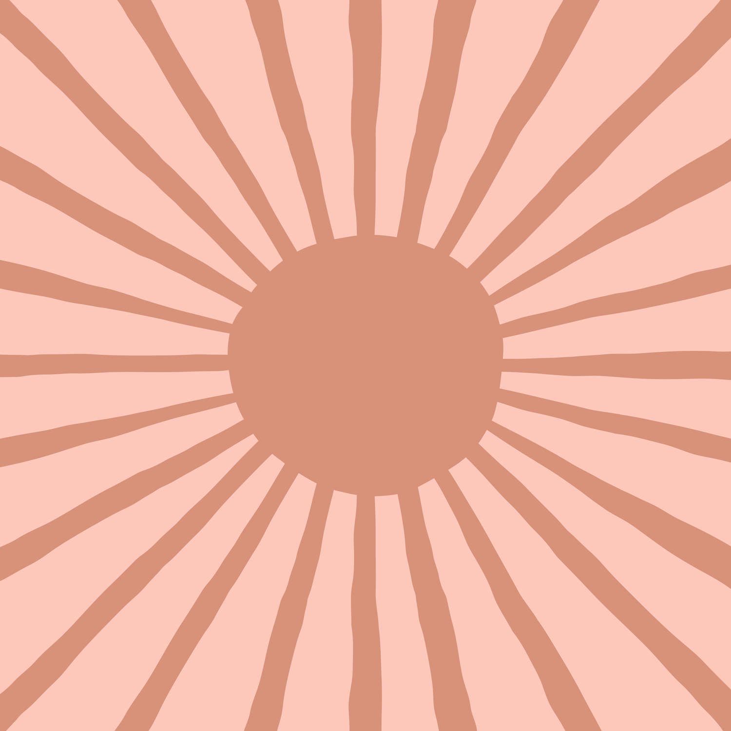            Onderlaag behang met geverfde abstracte zon - glad & mat vlies
        